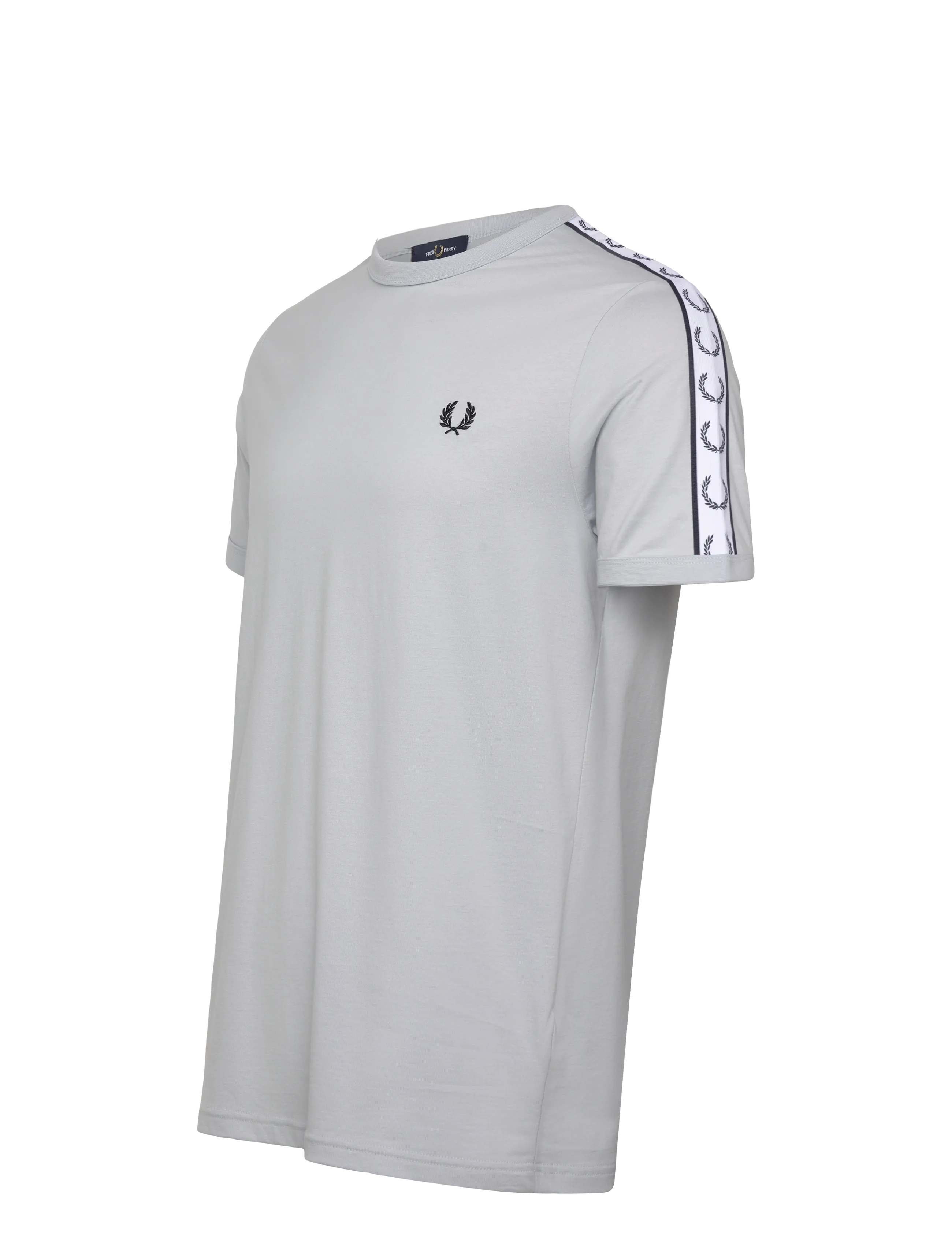 Fred Perry - TAPED RINGER T-SHIRT - stutterma bolir - dusky blue - 4