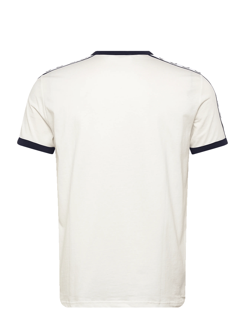 Fred Perry - TAPED RINGER T-SHIRT - kurzärmelig - snow white - 2