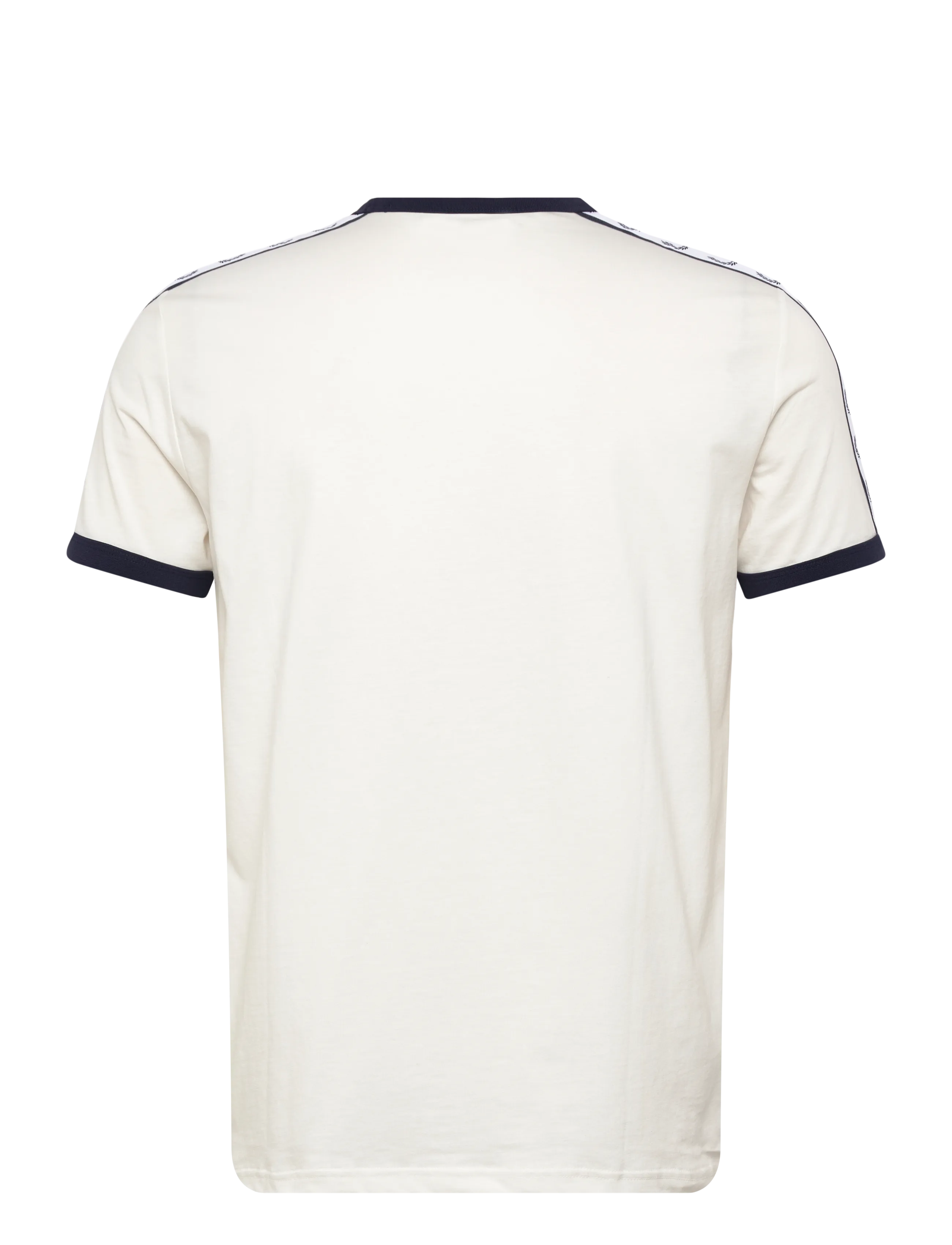 Fred Perry - TAPED RINGER T-SHIRT - lühikeste varrukatega t-särgid - snow white - 2