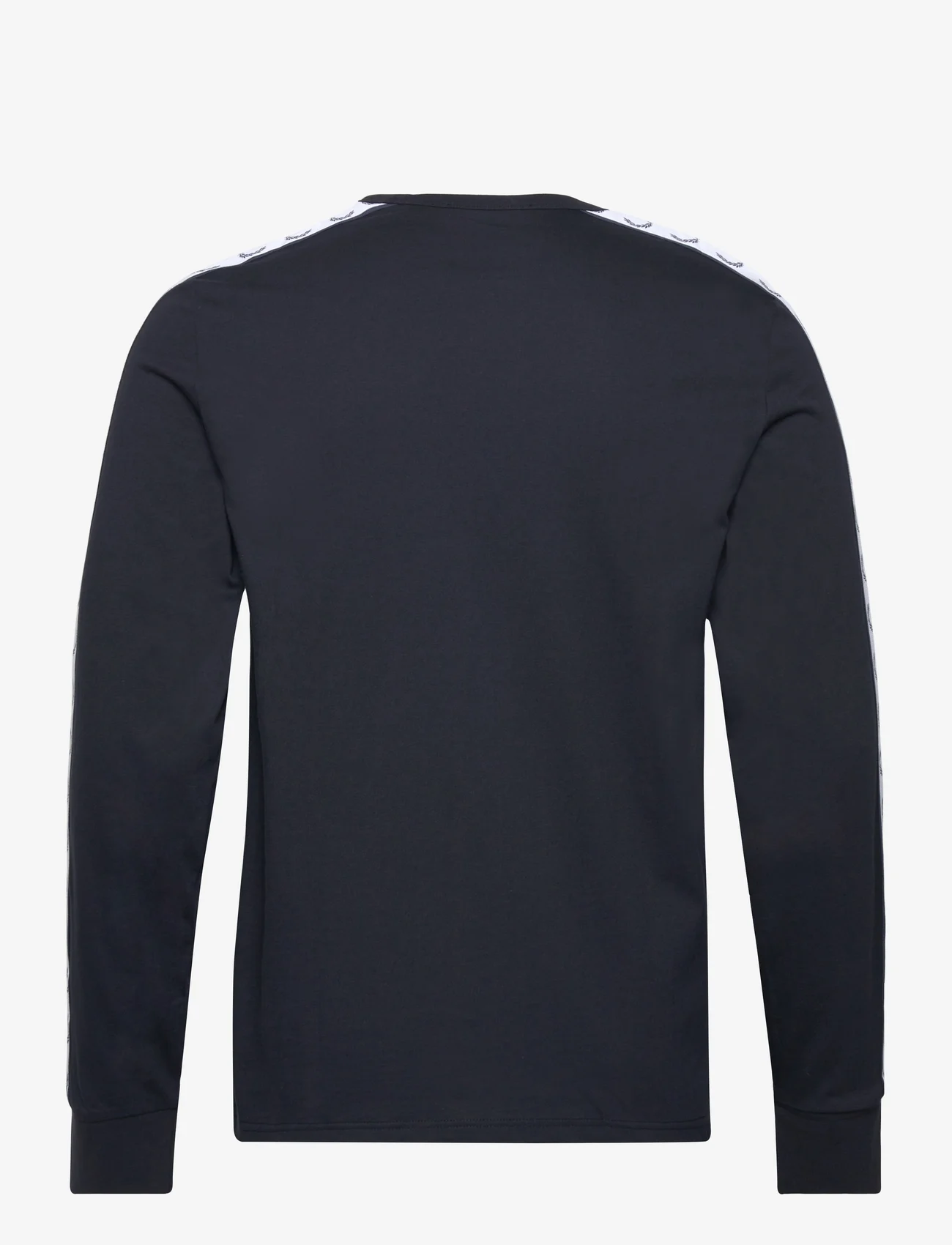 Fred Perry - TAPED L/S T-SHIRT - long-sleeved t-shirts - navy - 1