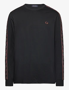 TAPED LONG SLEEVE TEE, Fred Perry
