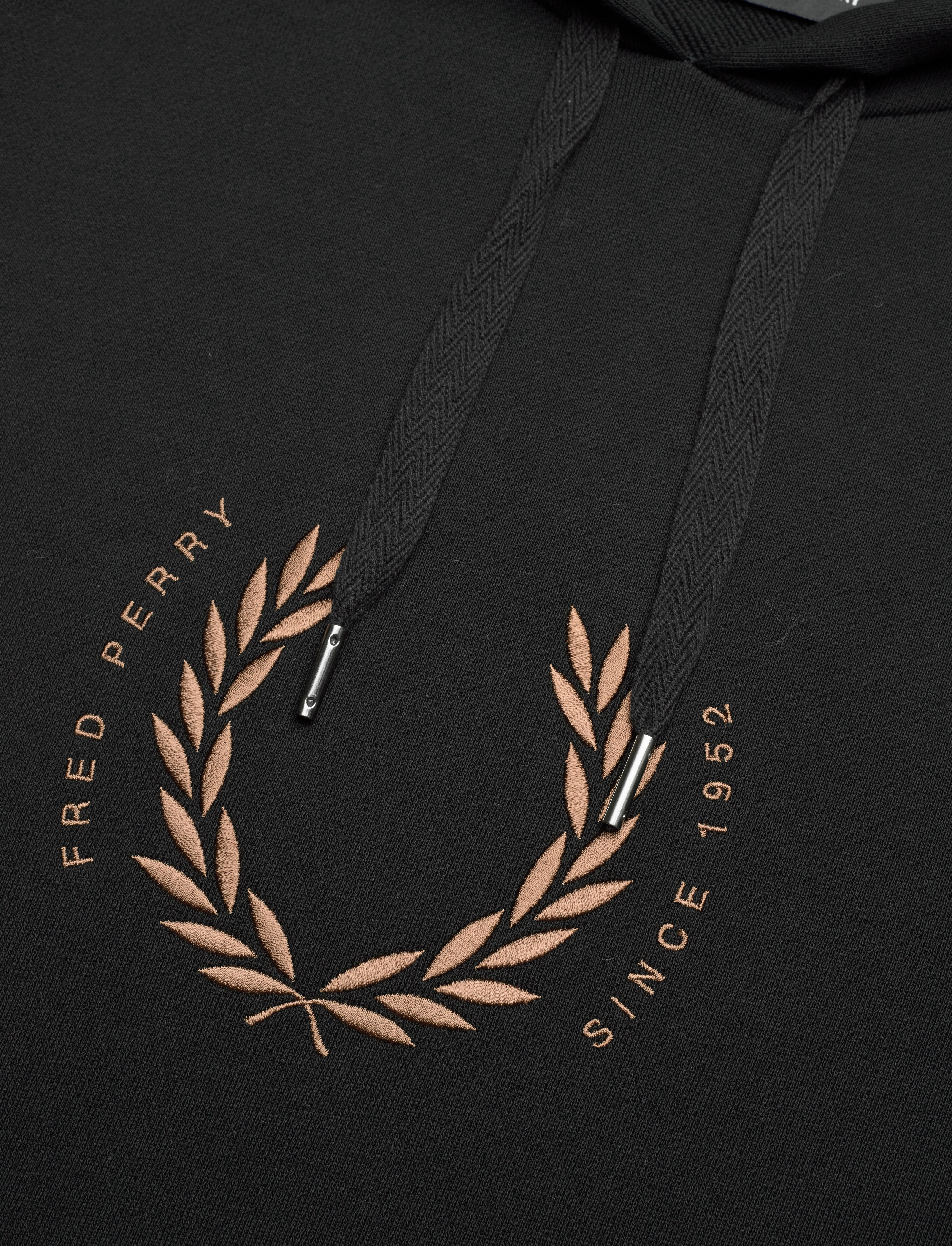 Fred Perry - BOLD TIP HOODED SWEATSH - black - 2