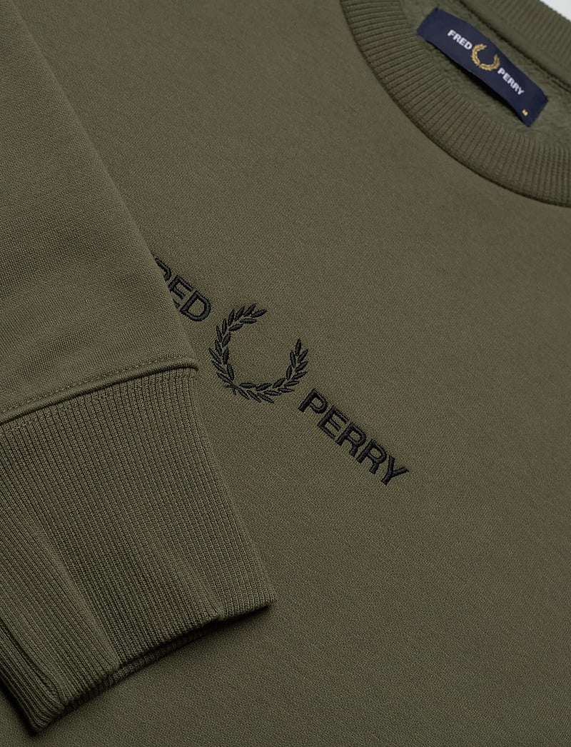 Fred Perry - EMBROIDERED SWEATSHIRT - sweats - laurel w grn - 2