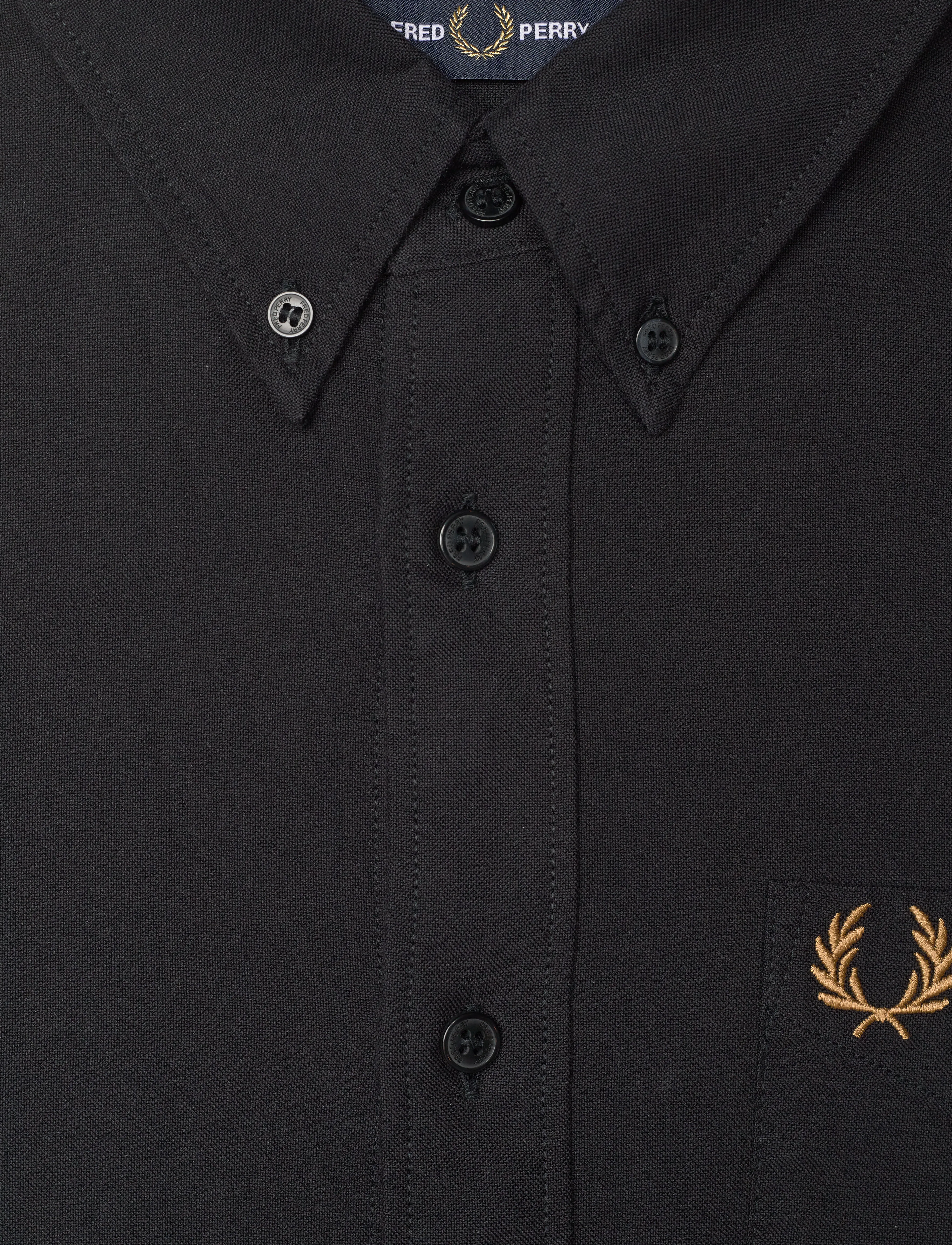 Fred Perry - OXFORD SHIRT - oxford-skjortor - black - 2