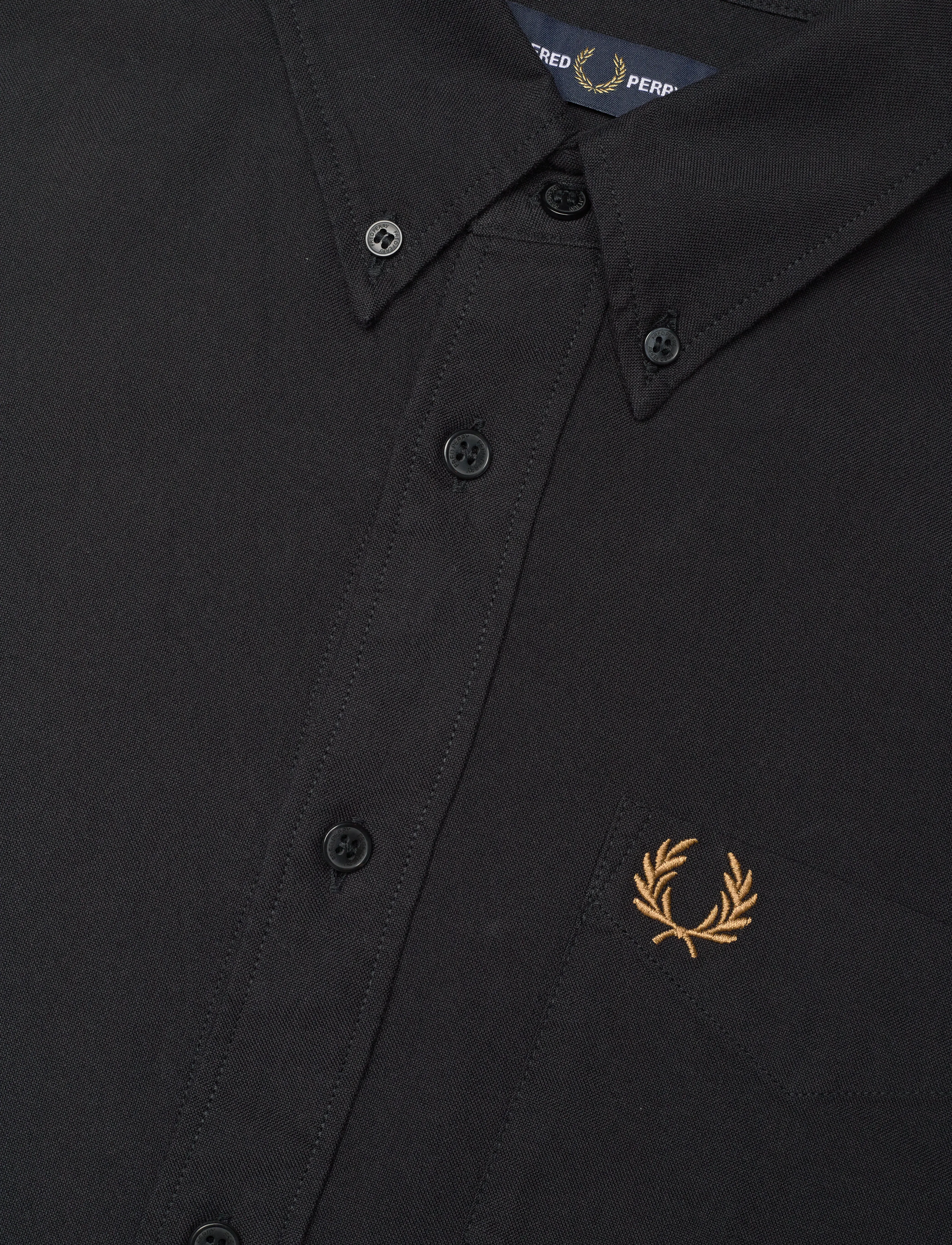 Fred Perry - OXFORD SHIRT - oxford-skjortor - black - 3