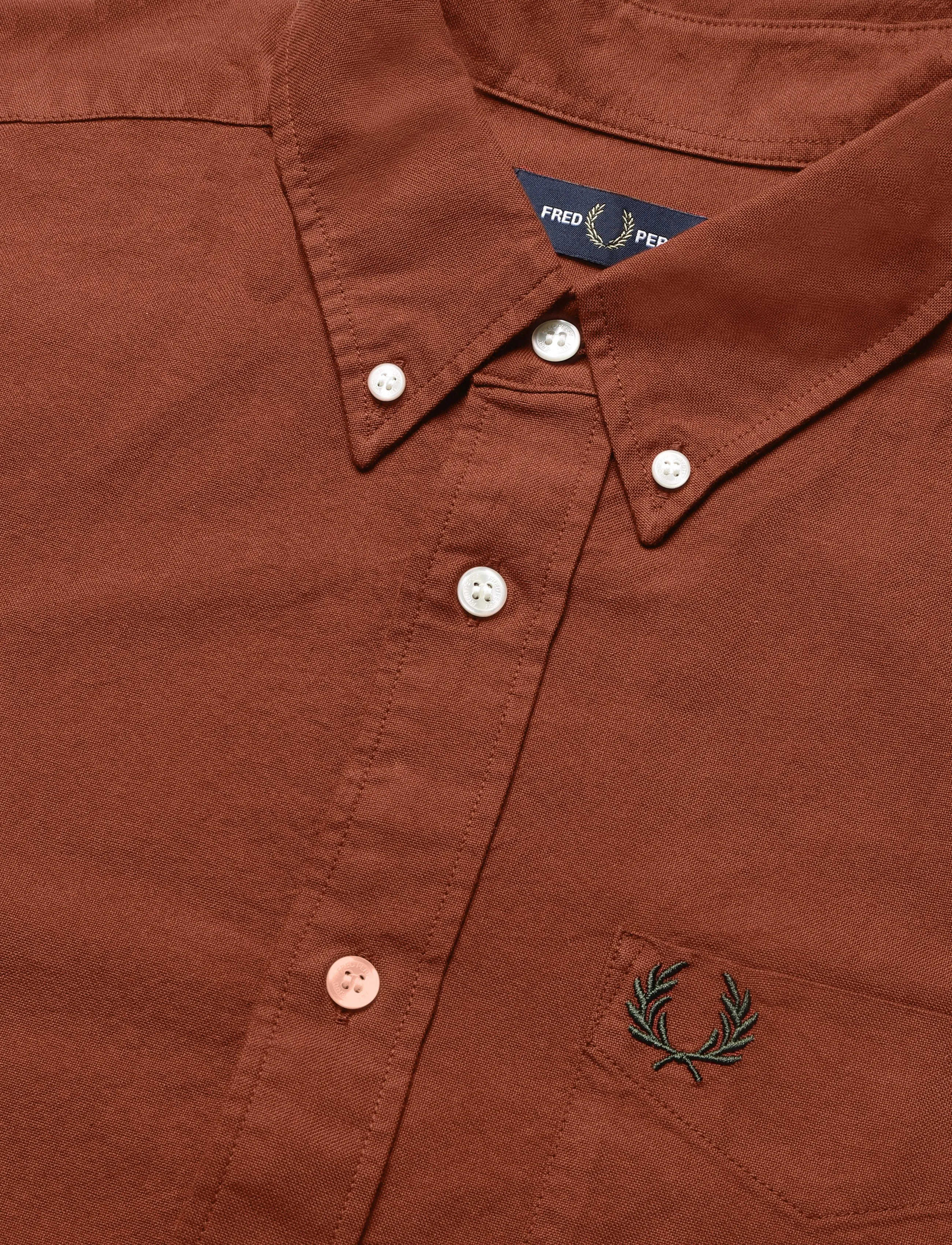 Fred Perry - OXFORD SHIRT - oxford-hemden - brandy - 4