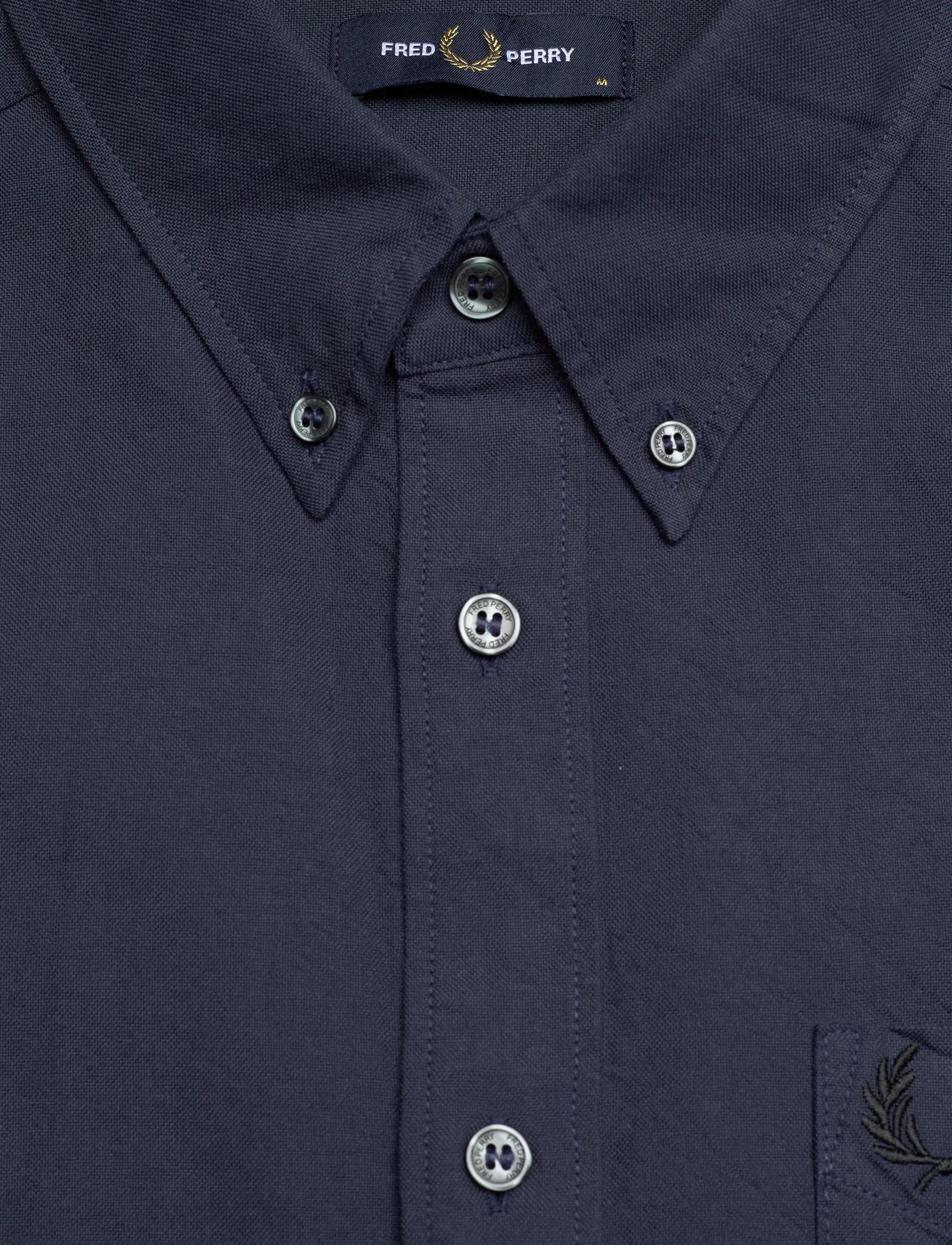 Fred Perry - OXFORD SHIRT - chemises oxford - dark airforce - 5