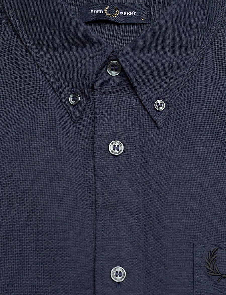 Fred Perry - OXFORD SHIRT - oxford-hemden - dark airforce - 5