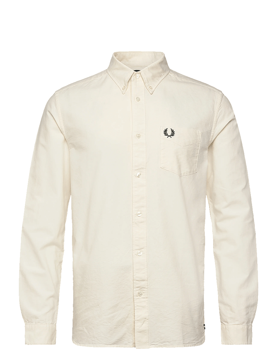 Fred Perry - OXFORD SHIRT - oxford skjorter - ecru/grassroots - 1