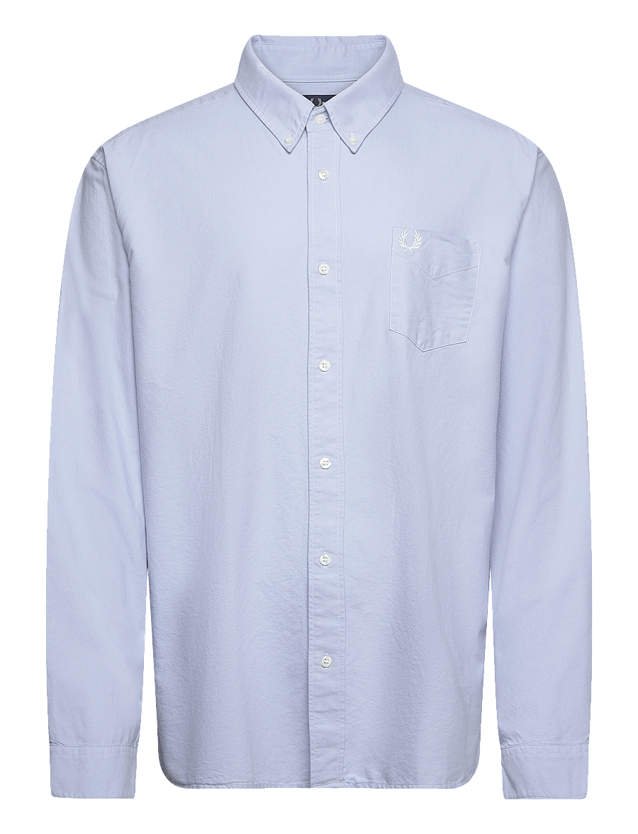 Fred Perry - OXFORD SHIRT - oxford shirts - light smoke - 0