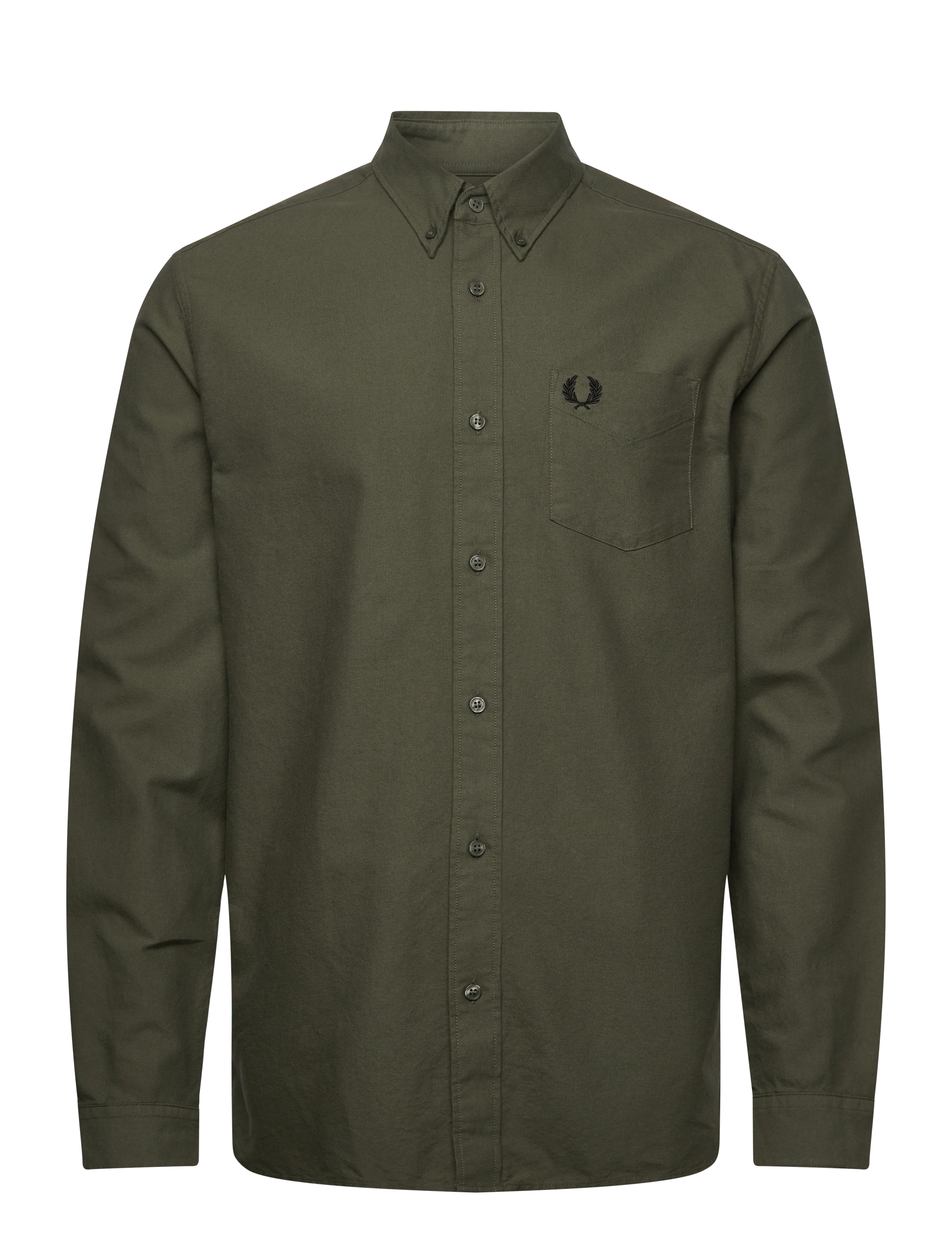 Fred Perry OXFORD SHIRT - Oxford-skyrtur - LRL WRTH GREEN / khaki/green