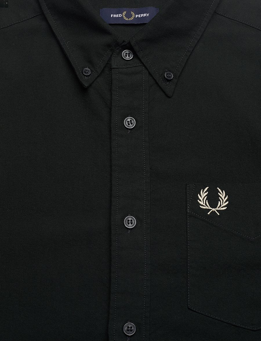 Fred Perry - OXFORD SHIRT - oxford shirts - night green - 4