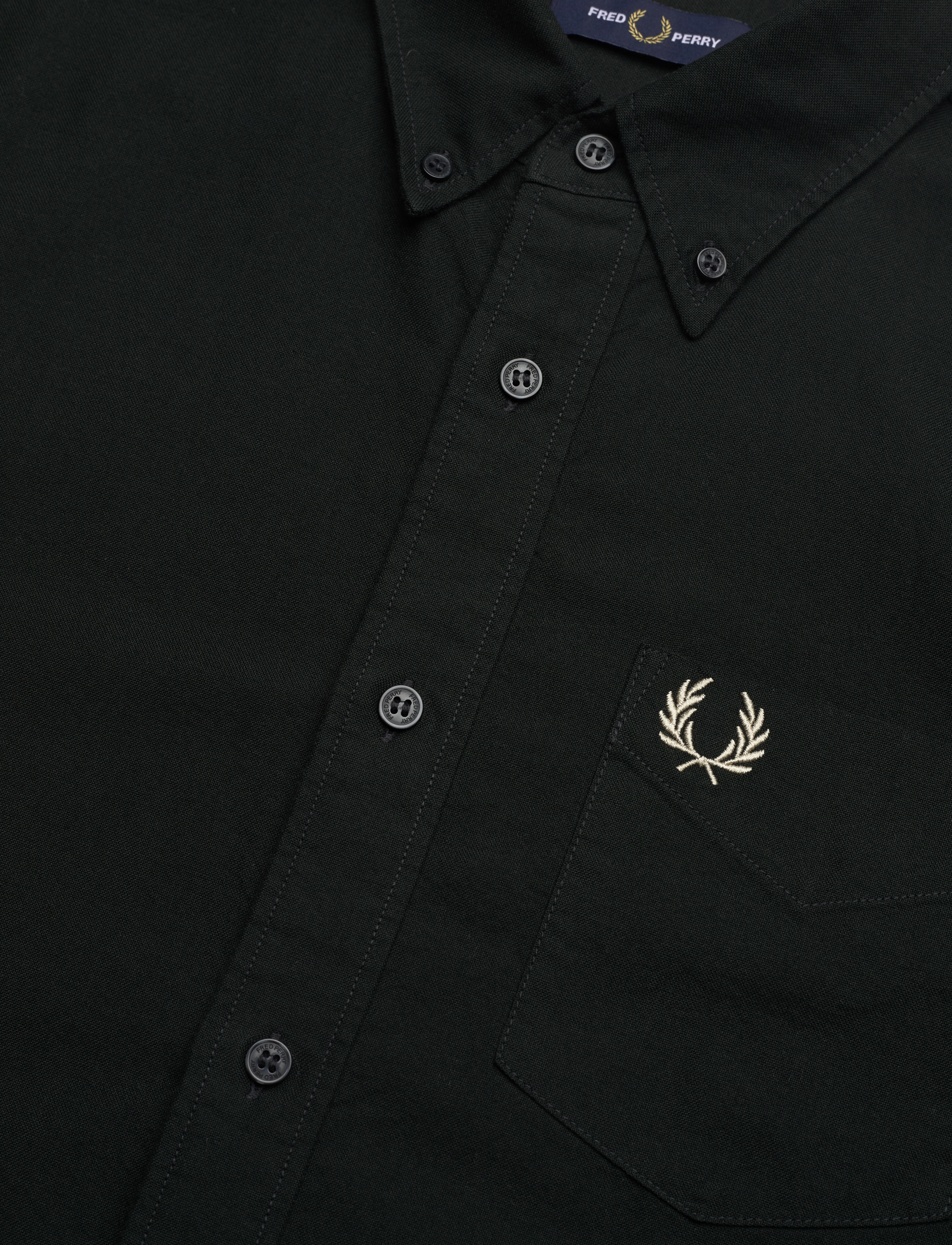 Fred Perry - OXFORD SHIRT - oxford-hemden - night green - 3
