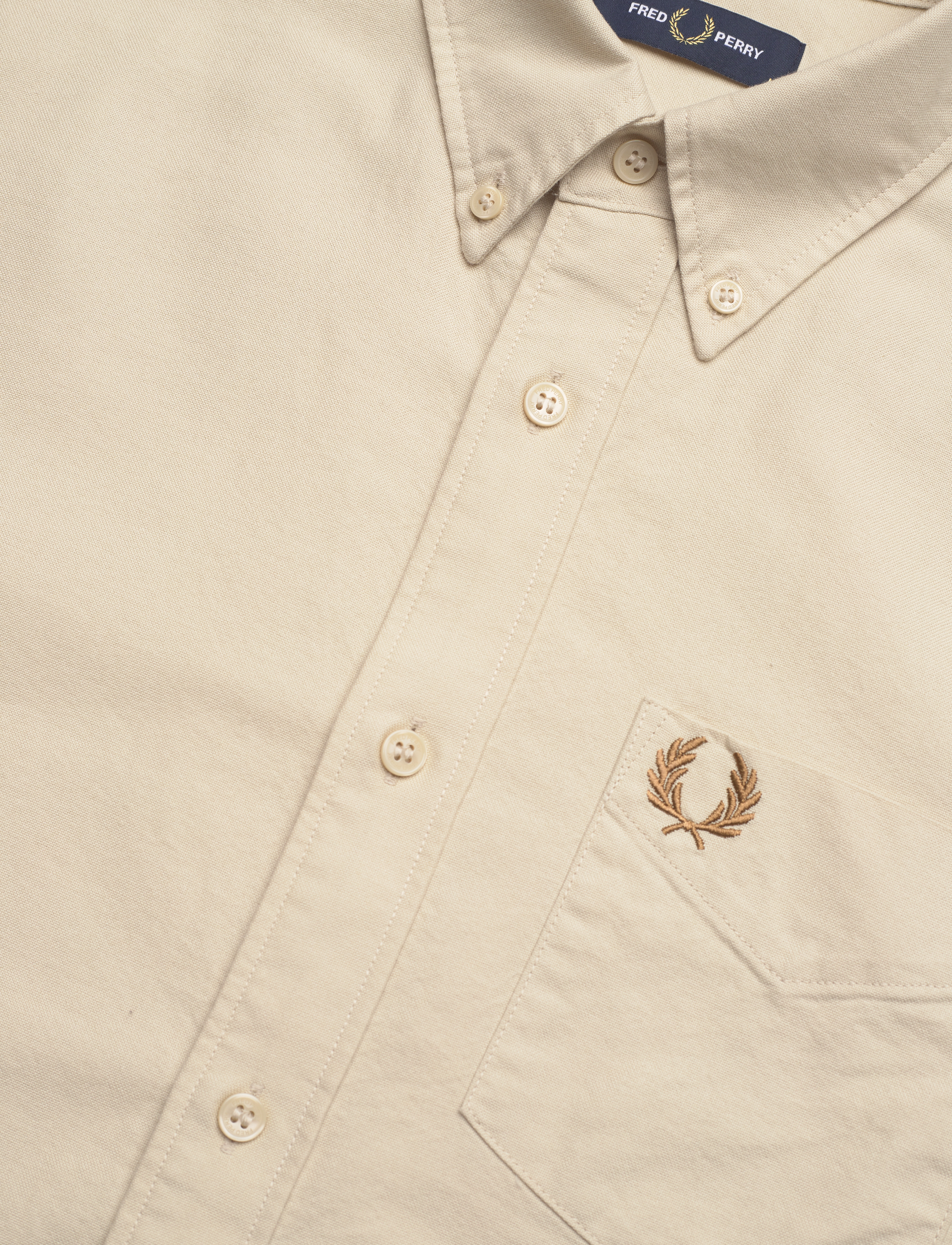 Fred Perry - OXFORD SHIRT - oxfordi särgid - oatmeal - 3
