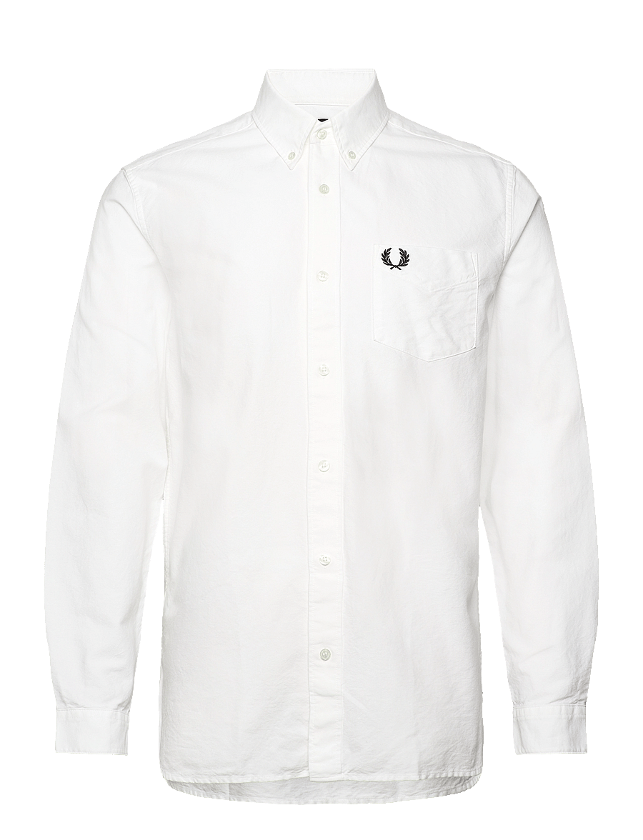 Fred Perry - OXFORD SHIRT - oxford-hemden - white - 0
