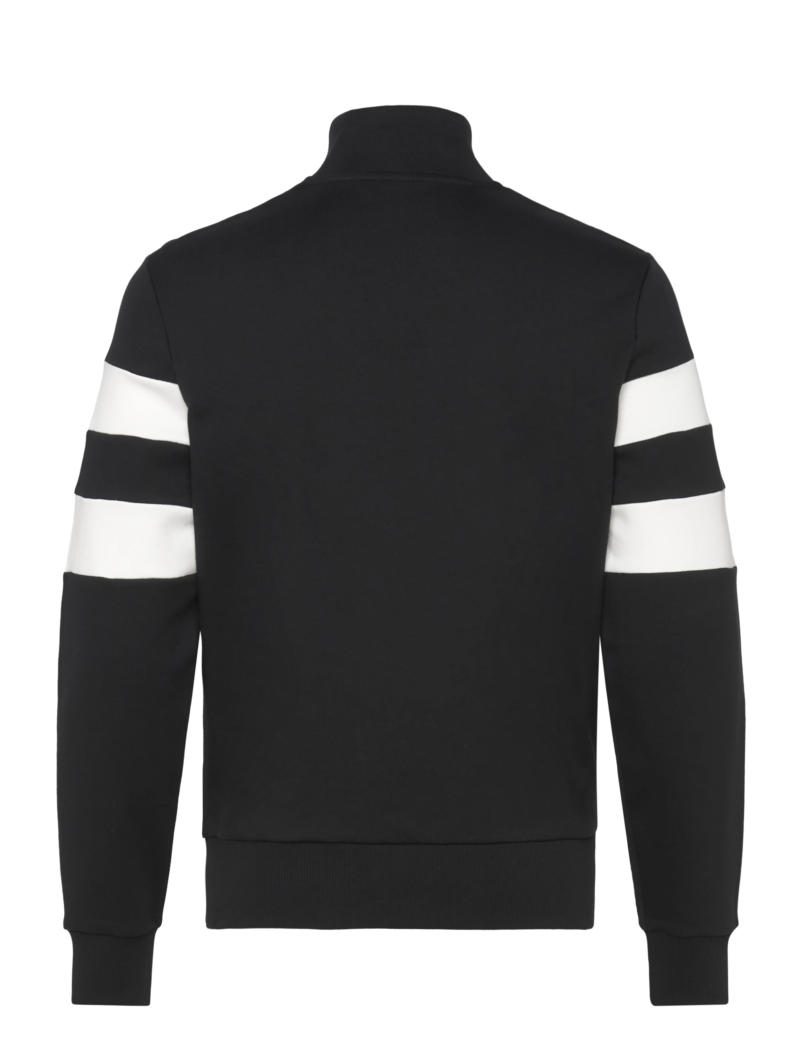 Fred Perry - TIPPED HALF ZIP SWEAT - black - 1