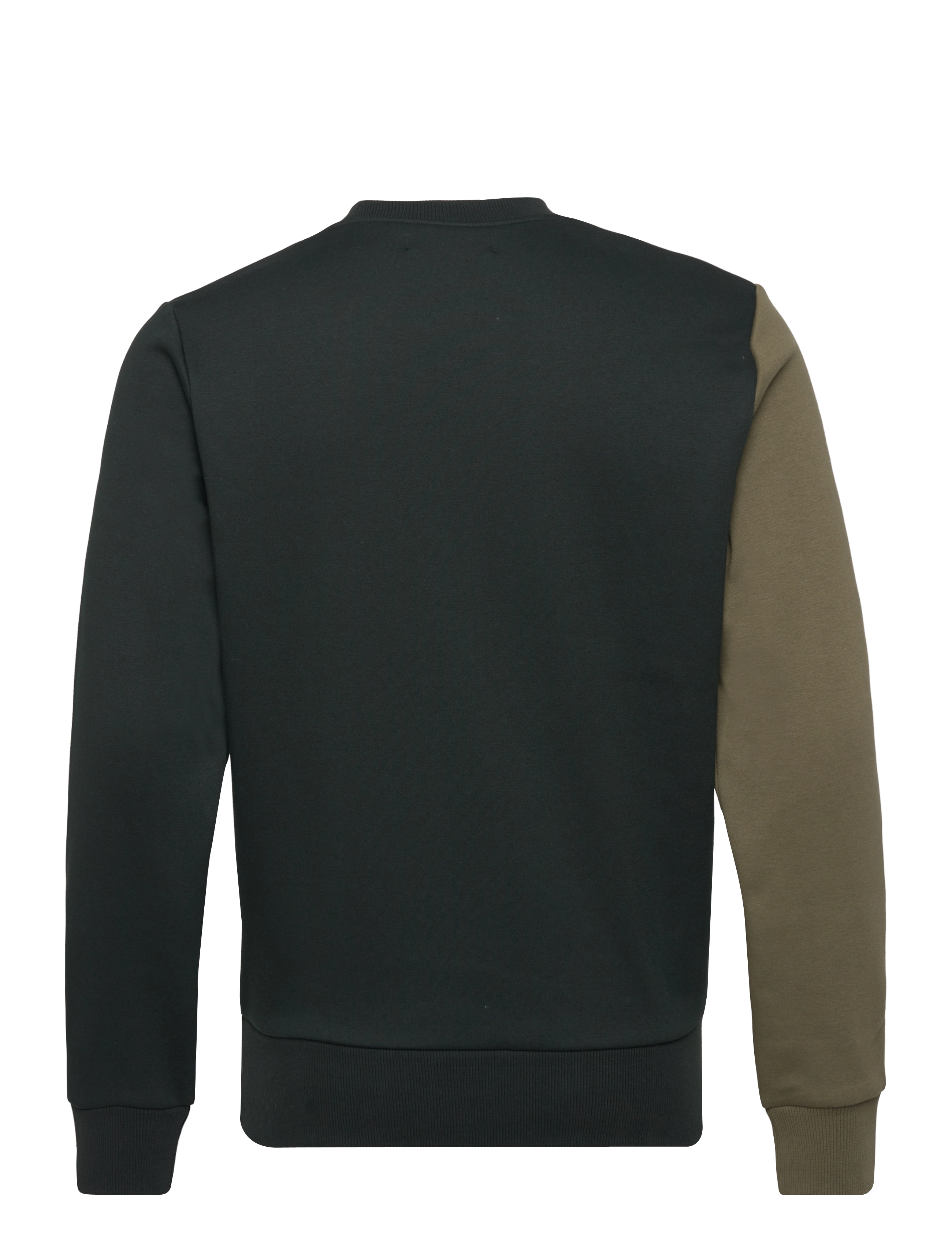 Fred Perry - ABSTRACT COL BLOCK SWEATSH - night green - 1