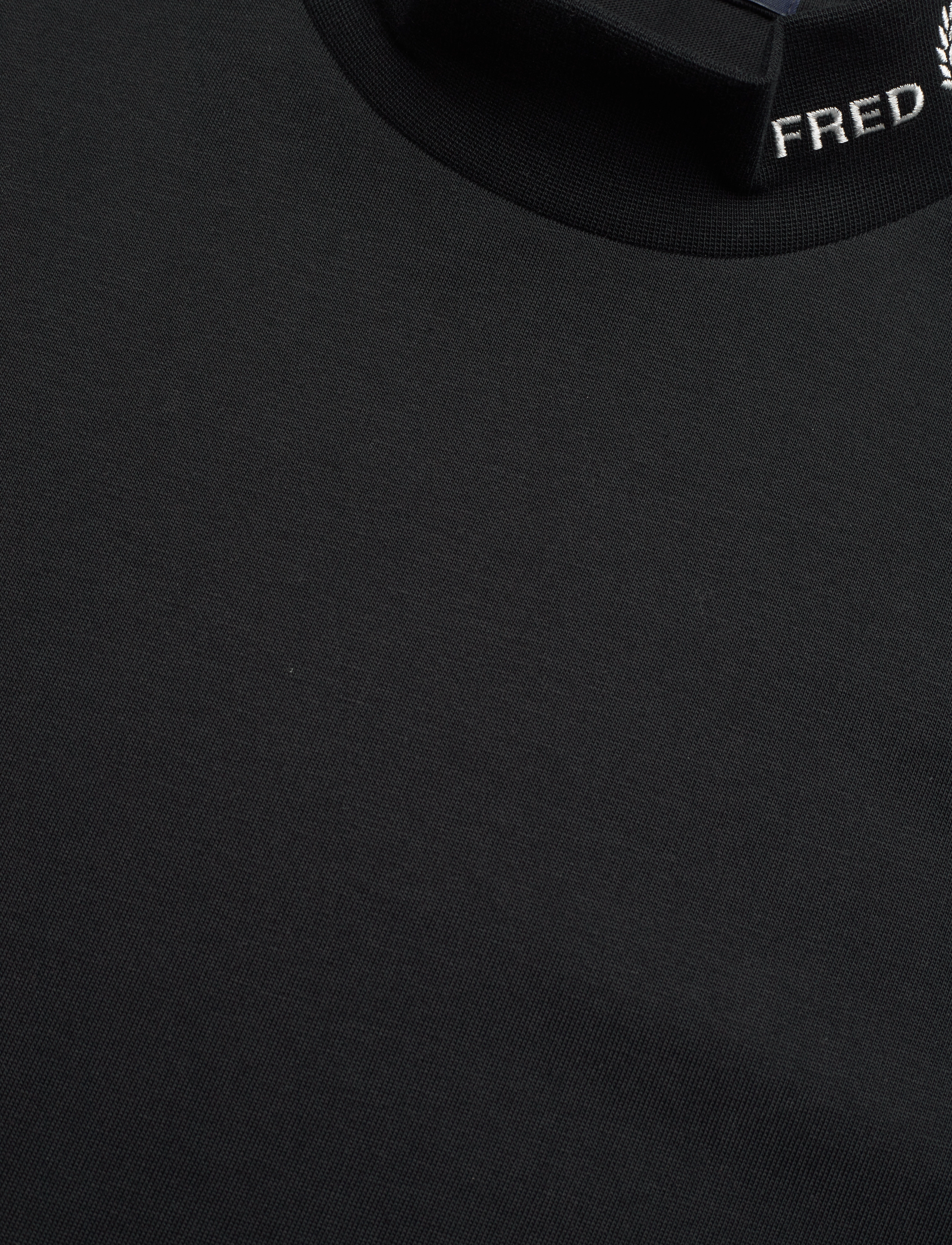 Fred Perry - BRANDED COLLAR TEE - black - 2
