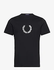 Fred Perry - LAUREL W GRAPHIC TEE - black - 0