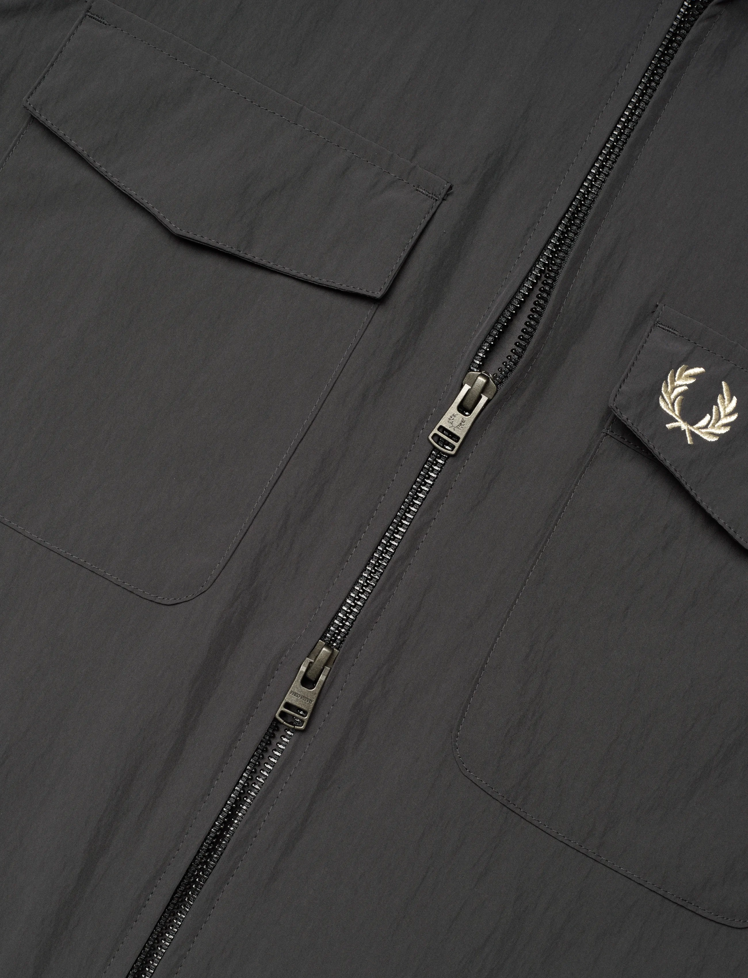 Fred Perry - ZIP THROUGH OVERSHIRT - vårjakker - anchor grey - 3