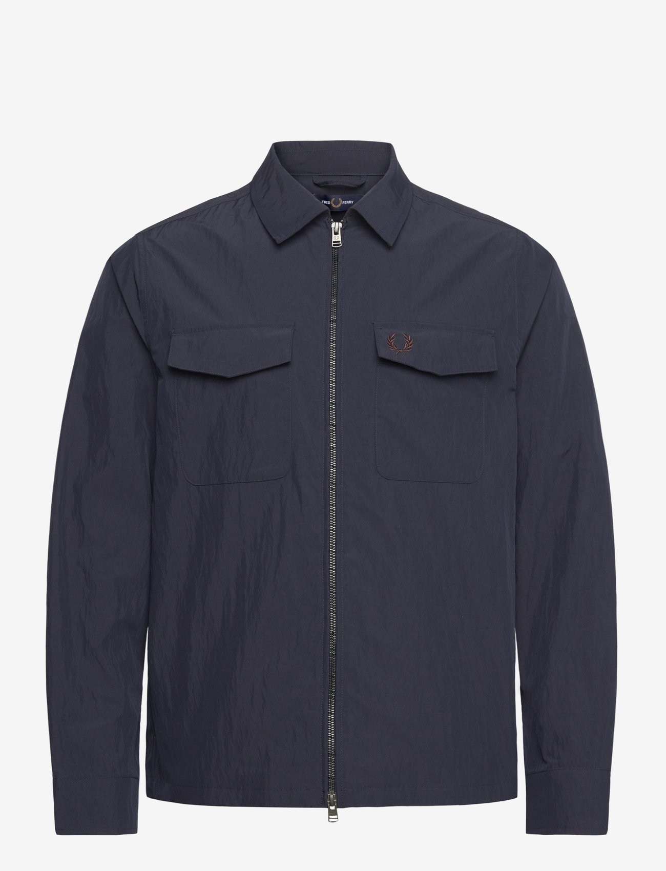 Fred Perry - ZIP THROUGH OVERSHIRT - sügisesed riided - navy - 0