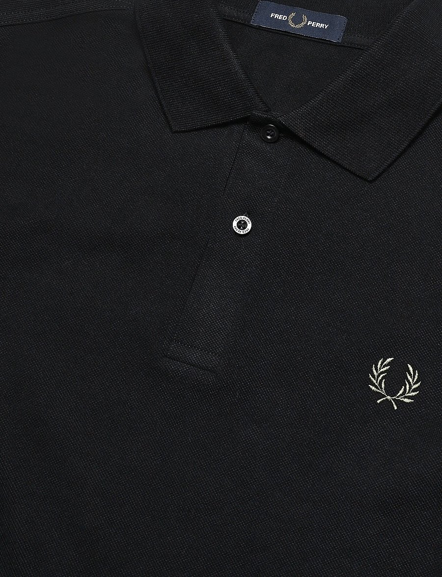 Fred Perry - THE FRED PERRY SHIRT - kurzärmelig - black / laurel wreath green - 4