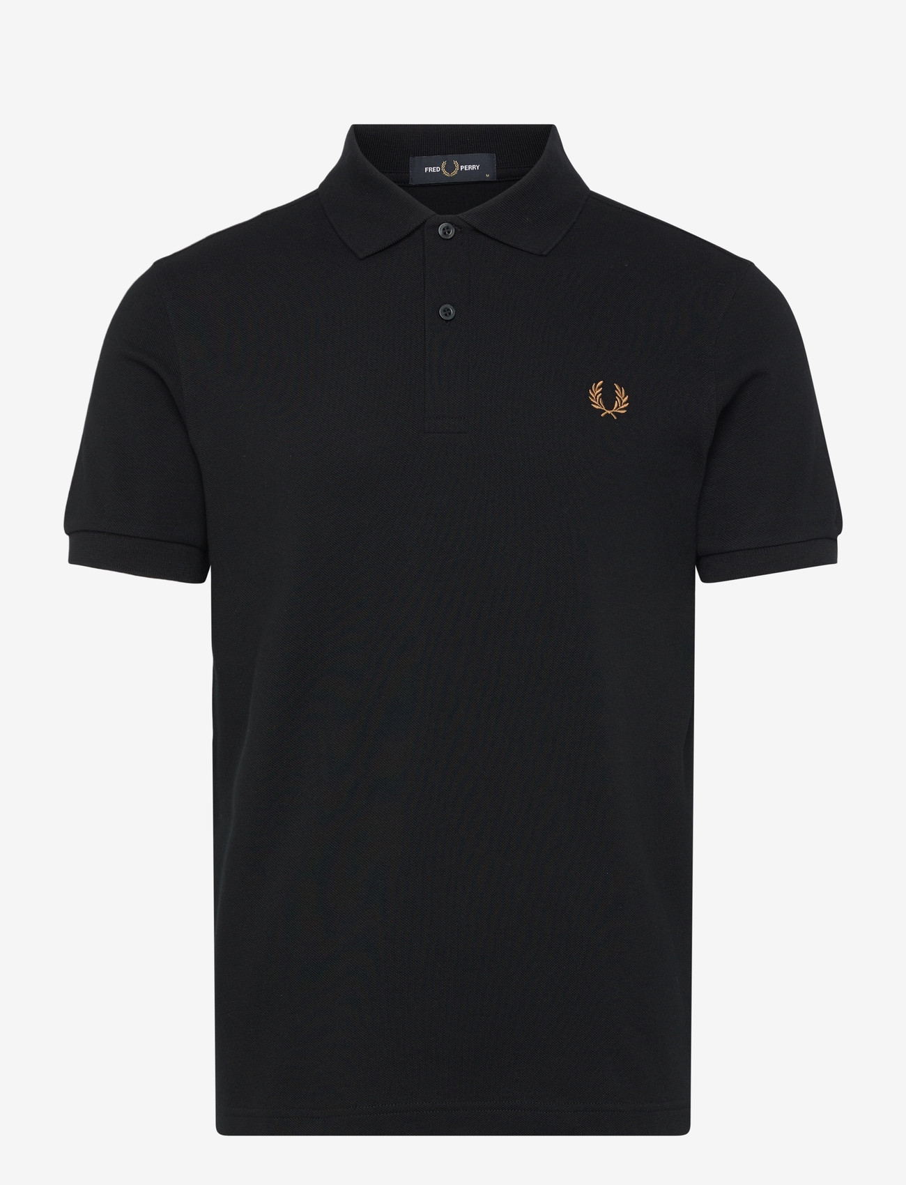 Fred Perry - THE FRED PERRY SHIRT - kortærmede poloer - black/darkcaraml - 1