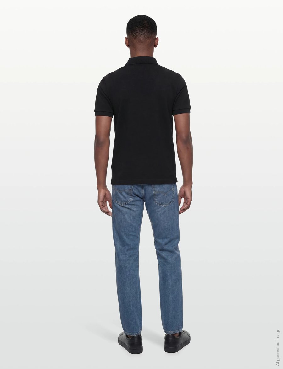 Fred Perry - THE FRED PERRY SHIRT - lühikeste varrukatega polod - black/darkcaraml - 4