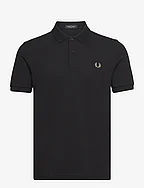 THE FRED PERRY SHIRT - BLACK/WARM STONE
