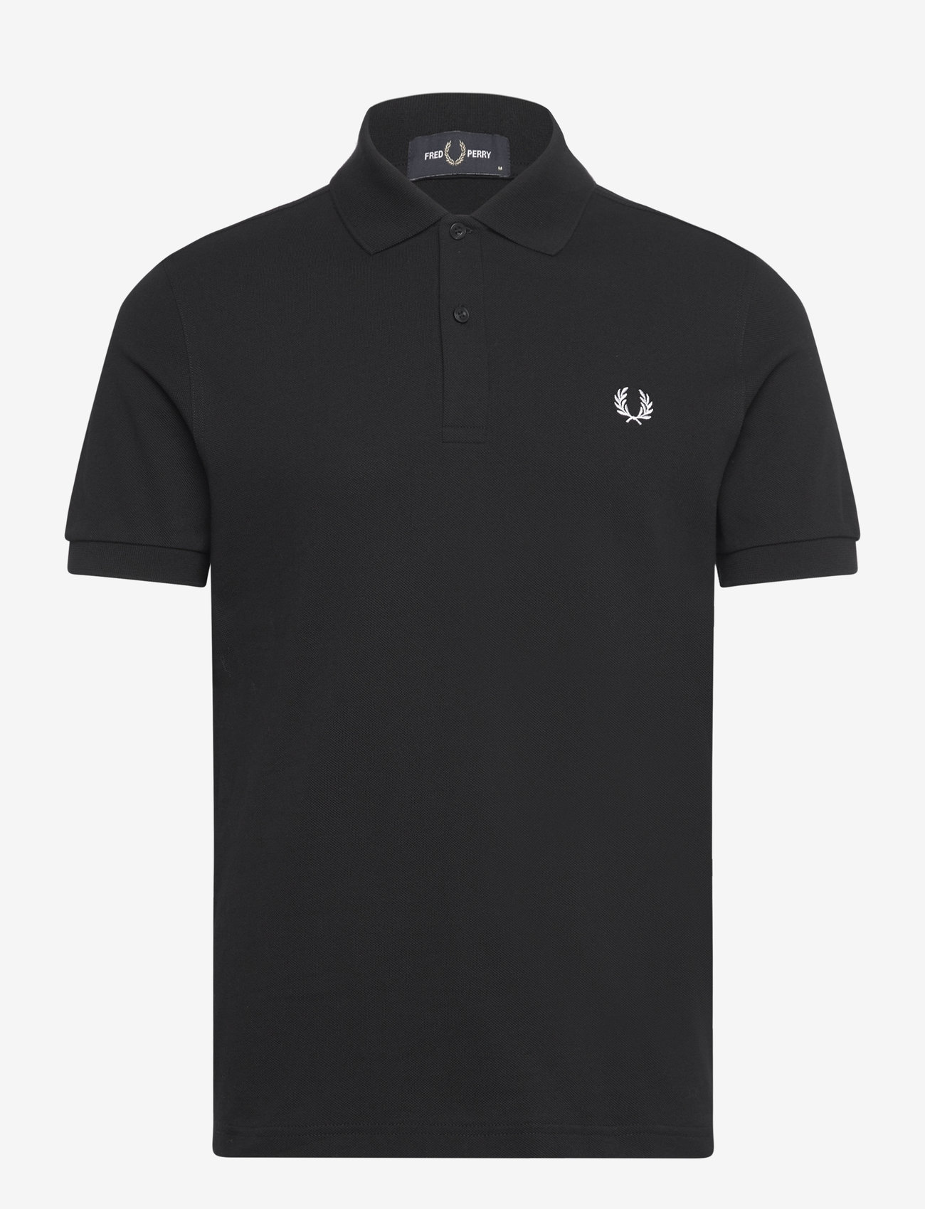 Fred Perry - THE FRED PERRY SHIRT - kortærmede poloer - black / white / white - 0