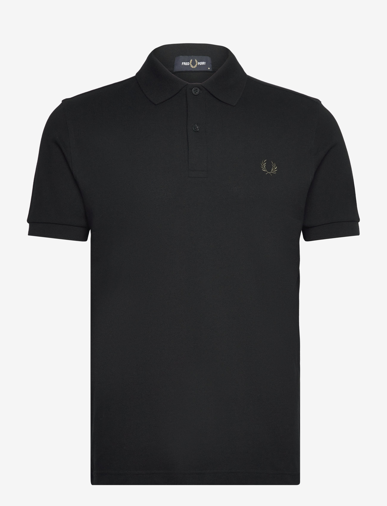 Fred Perry - THE FRED PERRY SHIRT - kortærmede poloer - blk/crt grn - 0