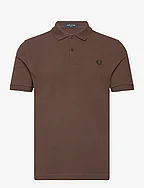THE FRED PERRY SHIRT - BURNT TOBACCO