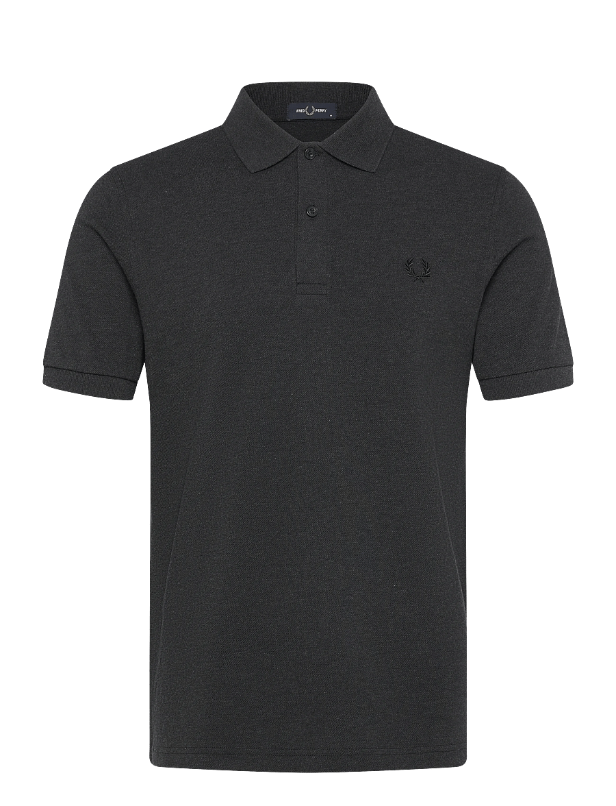 Fred Perry - THE FRED PERRY SHIRT - kurzärmelig - charcoalmarl/blk - 1