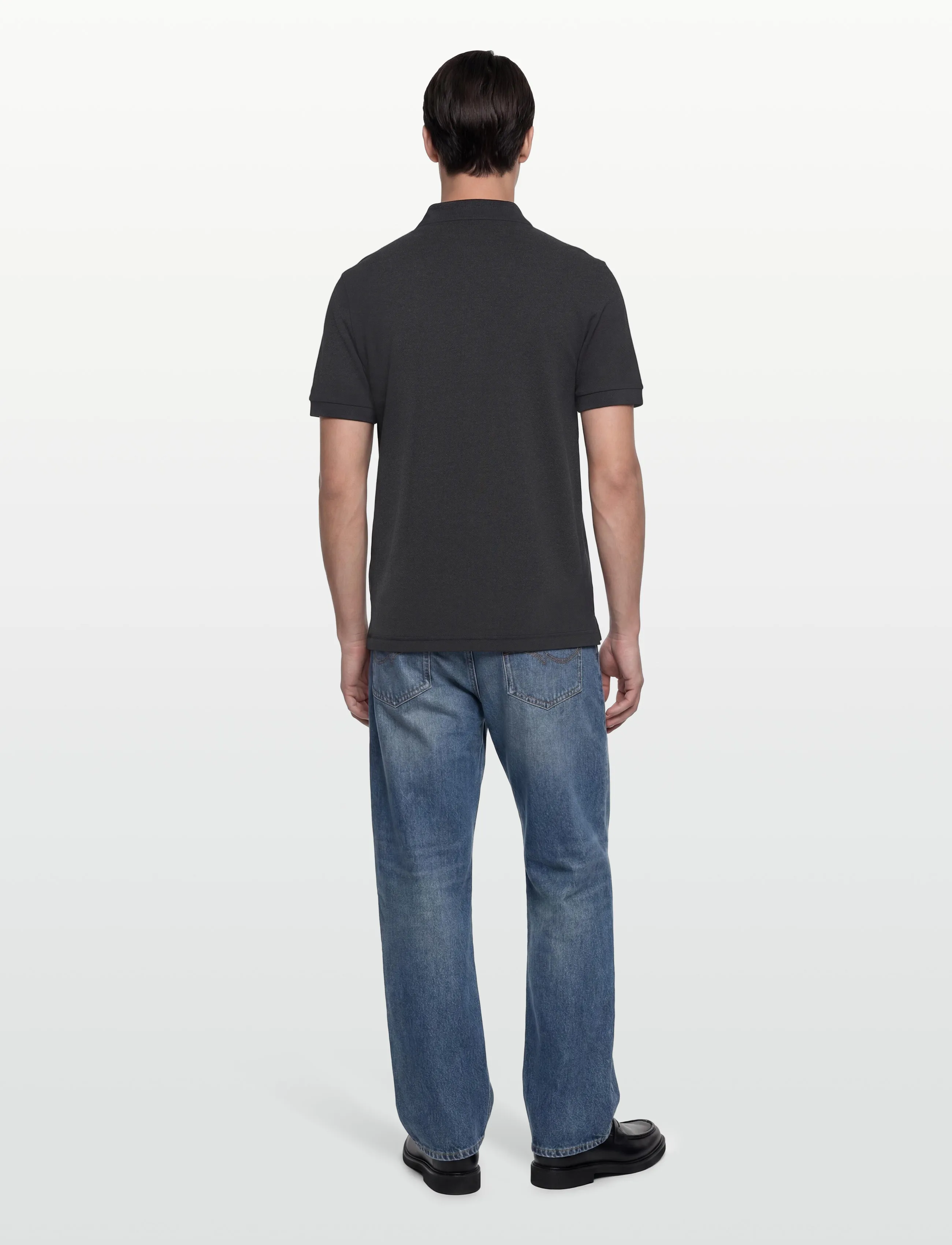 Fred Perry - THE FRED PERRY SHIRT - kortärmade pikéer - charcoalmarl/blk - 4