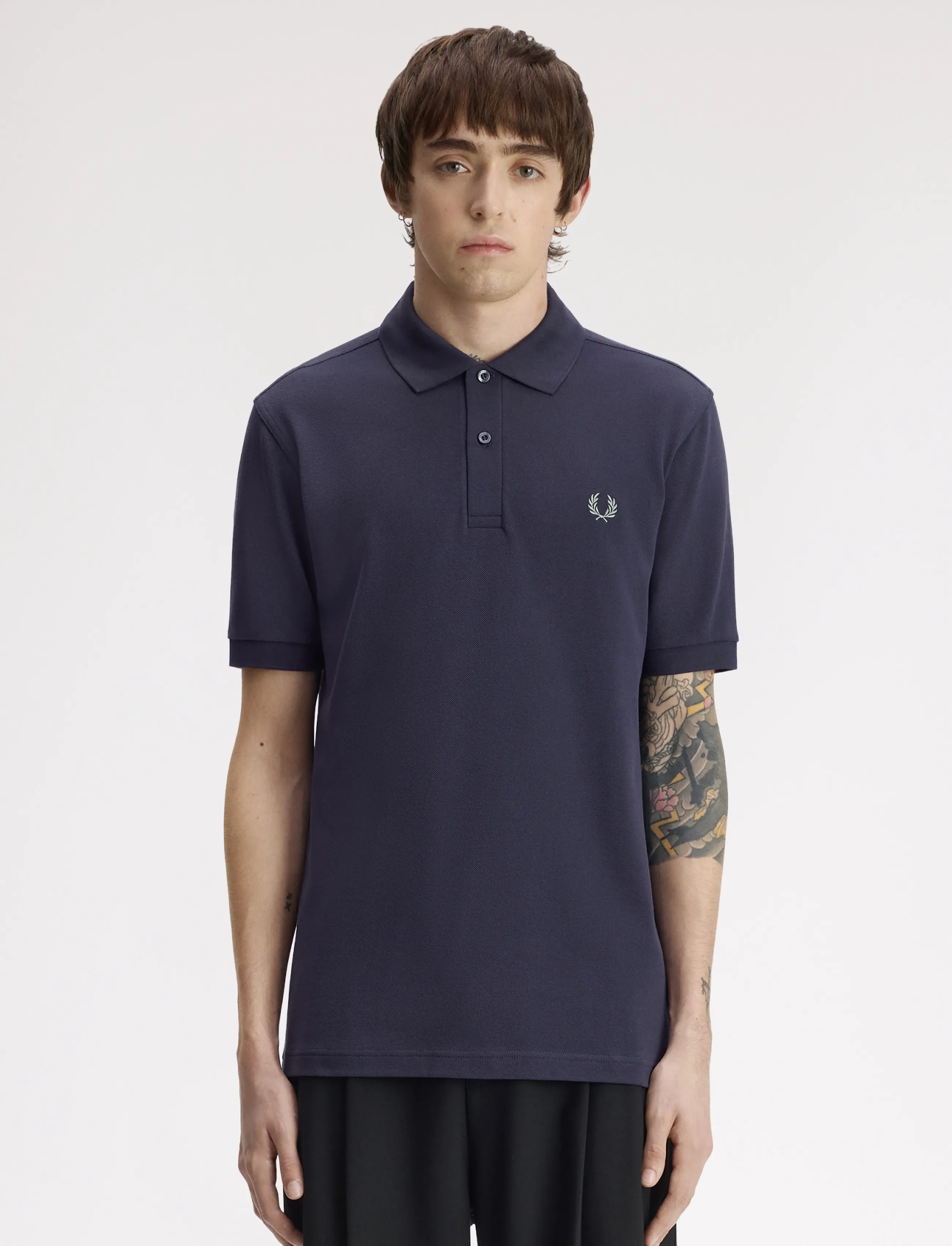 Fred Perry THE FRED PERRY SHIRT - Fred Perry - DRKAIRF/SEAGRASS / navy
