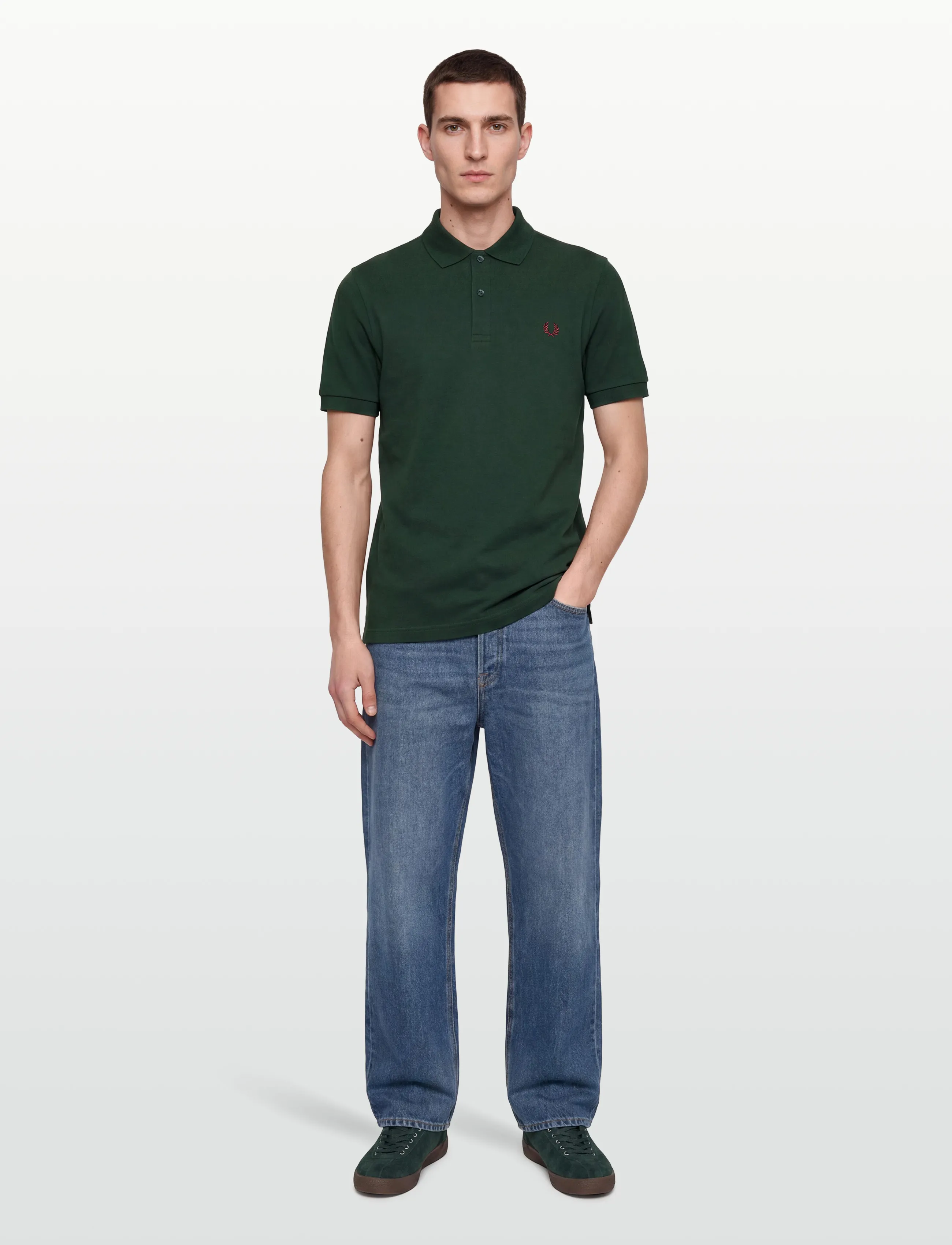 Fred Perry The Fred Perry Shirt, Mænd, Polo Shirt, Sort, Str: S