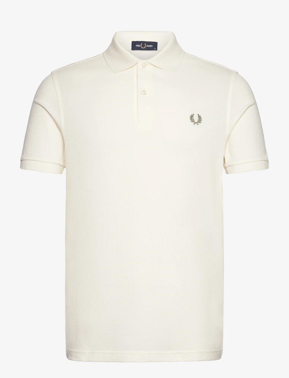 Fred Perry - THE FRED PERRY SHIRT - kurzärmelig - lghecru/olivmint - 0