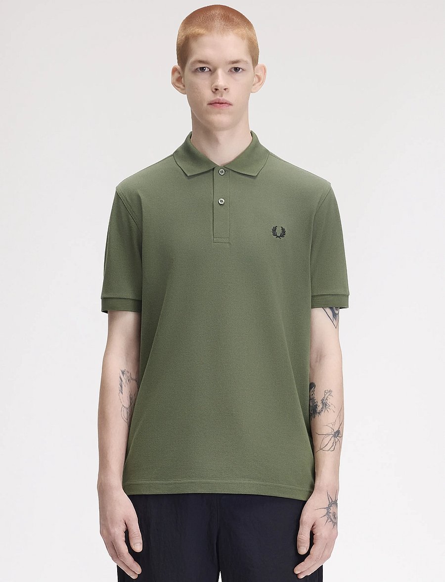Fred Perry - THE FRED PERRY SHIRT - kurzärmelig - lrlwrthgreen/blk - 0