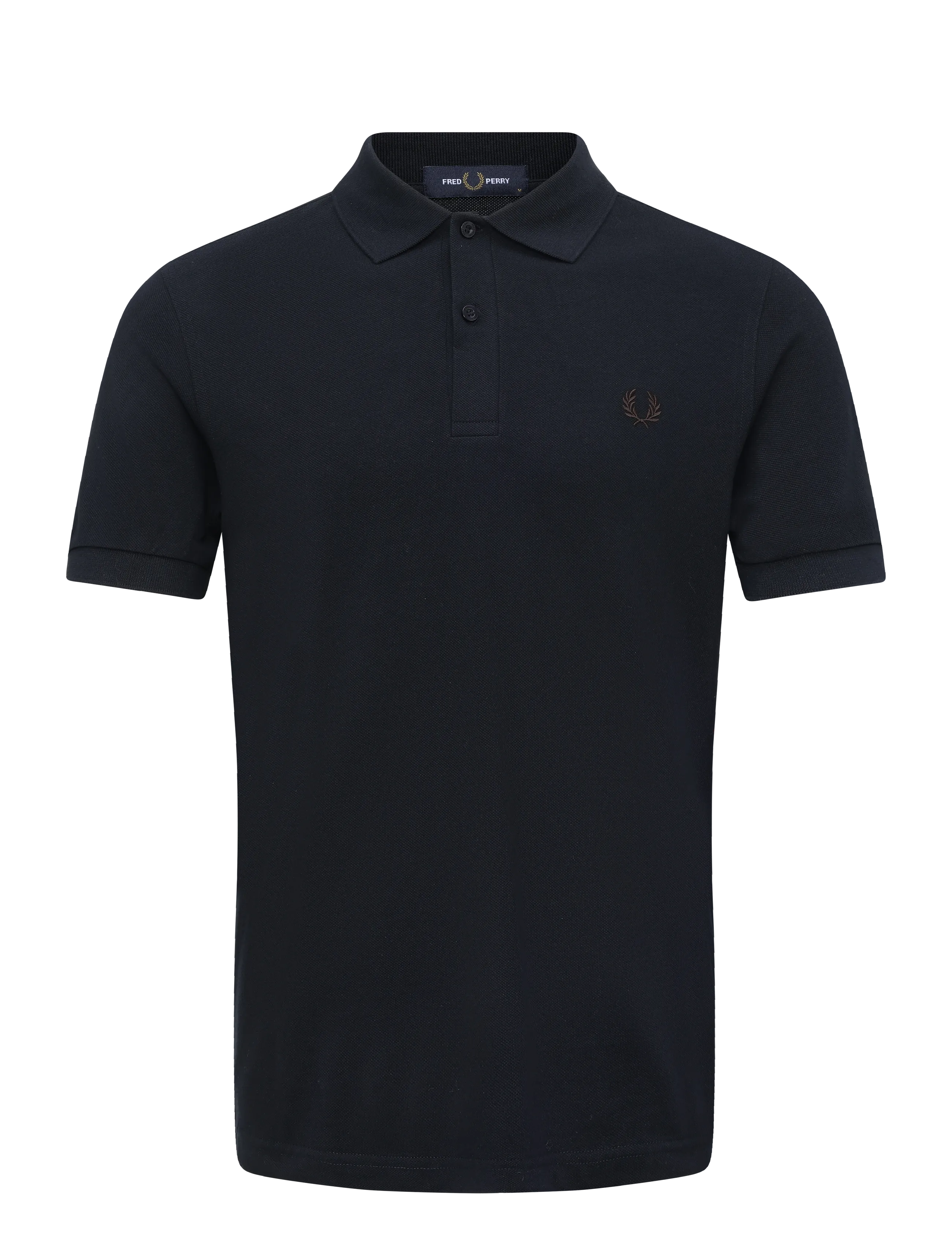 Fred Perry - THE FRED PERRY SHIRT - kortærmede poloer - navy/rich brown - 1
