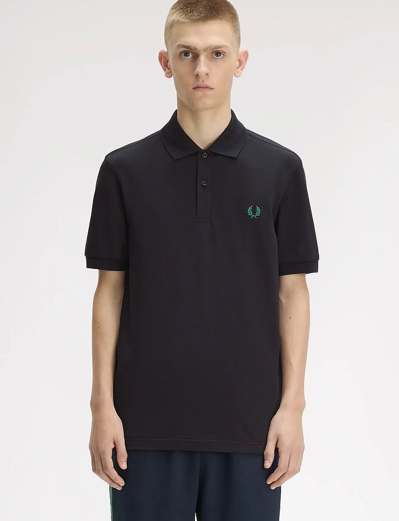 Fred Perry - THE FRED PERRY SHIRT - kortärmade pikéer - navy / sport green - 0