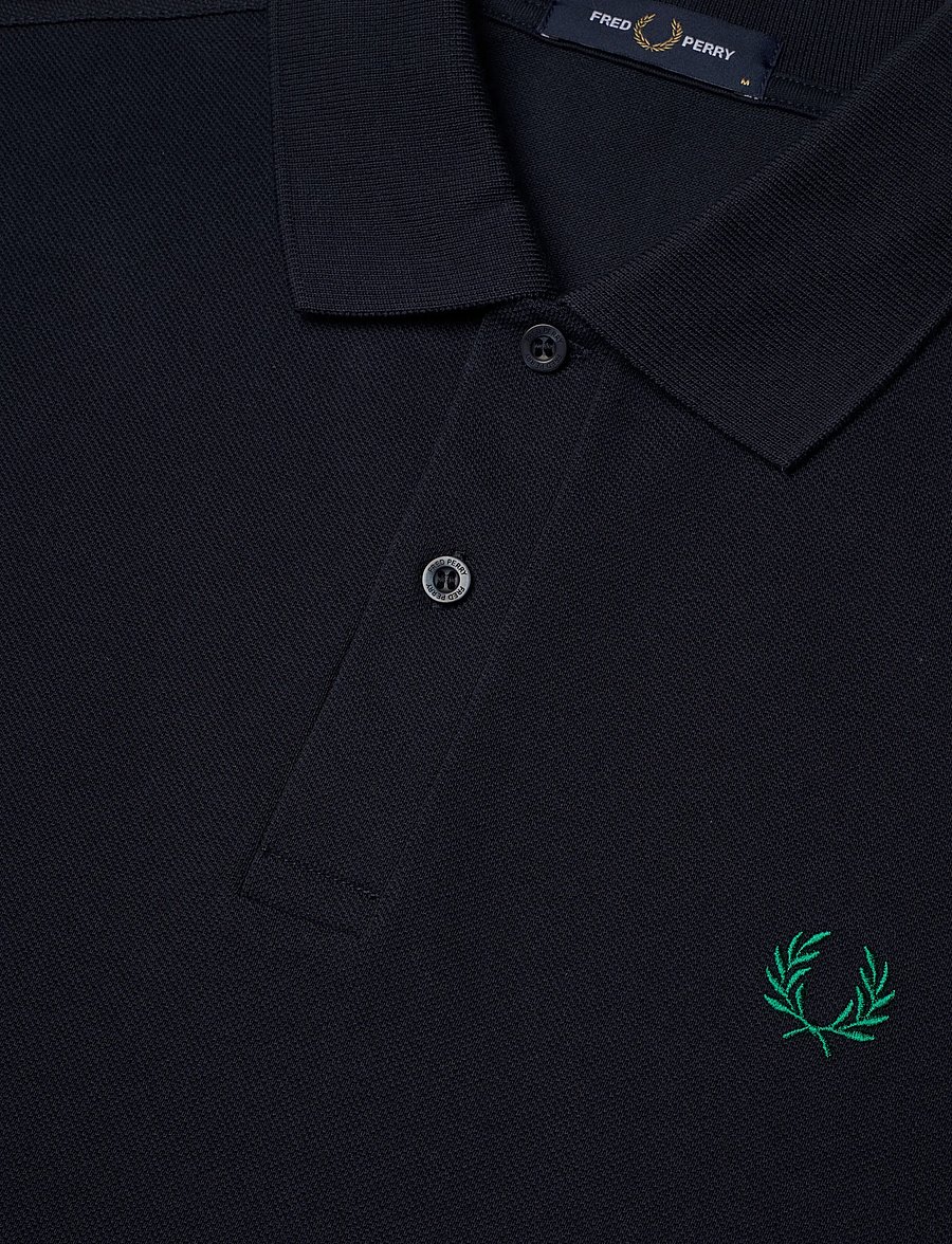 Fred Perry - THE FRED PERRY SHIRT - korte mouwen - navy / sport green - 4