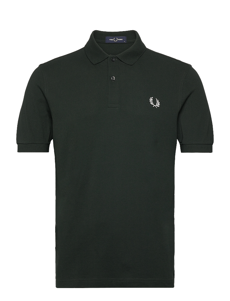 Fred Perry - THE FRED PERRY SHIRT - kurzärmelig - nightgreen/snwht - 0