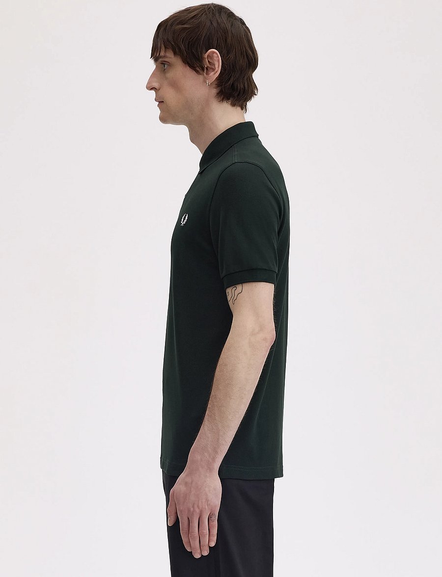 Fred Perry - THE FRED PERRY SHIRT - short-sleeved polos - nightgreen/snwht - 3