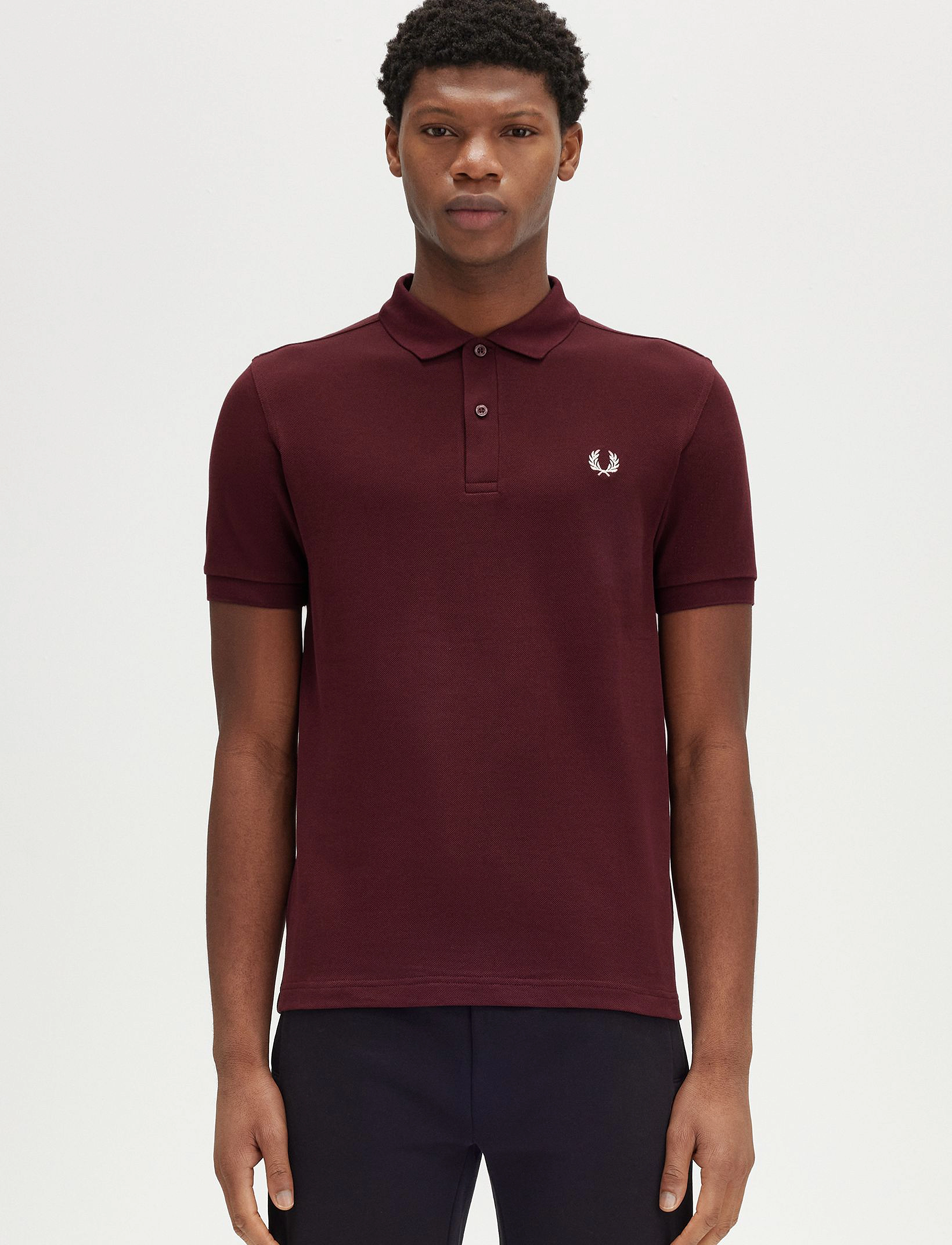 Fred Perry THE FRED PERRY SHIRT - Kurzärmelig - OXBLOOD / burgundy