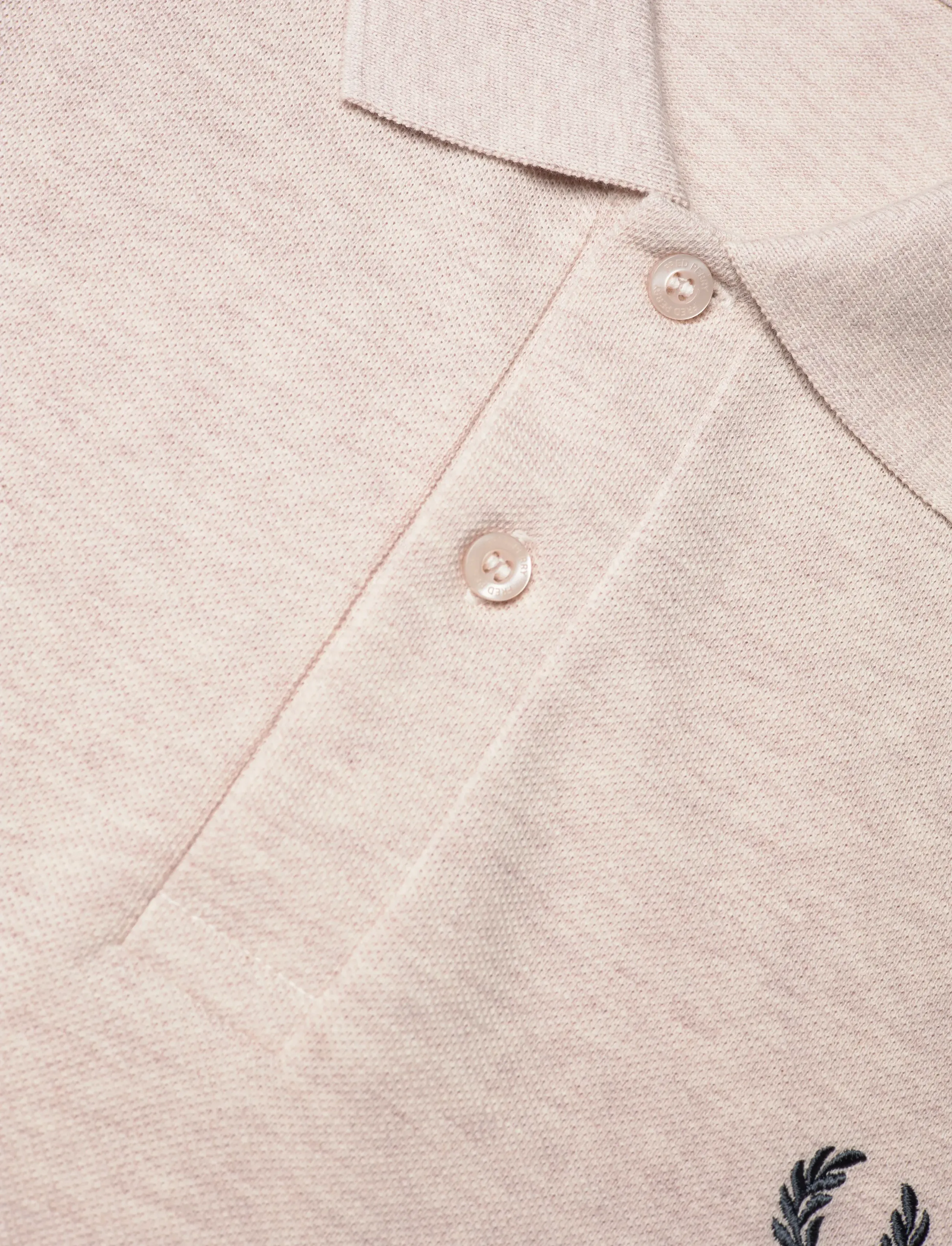 Fred Perry - THE FRED PERRY SHIRT - kurzärmelig - porridge m/anchor grey - 2