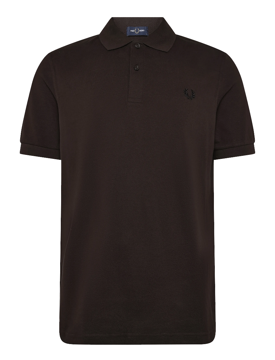 Fred Perry - THE FRED PERRY SHIRT - kurzärmelig - rich brown/black - 1