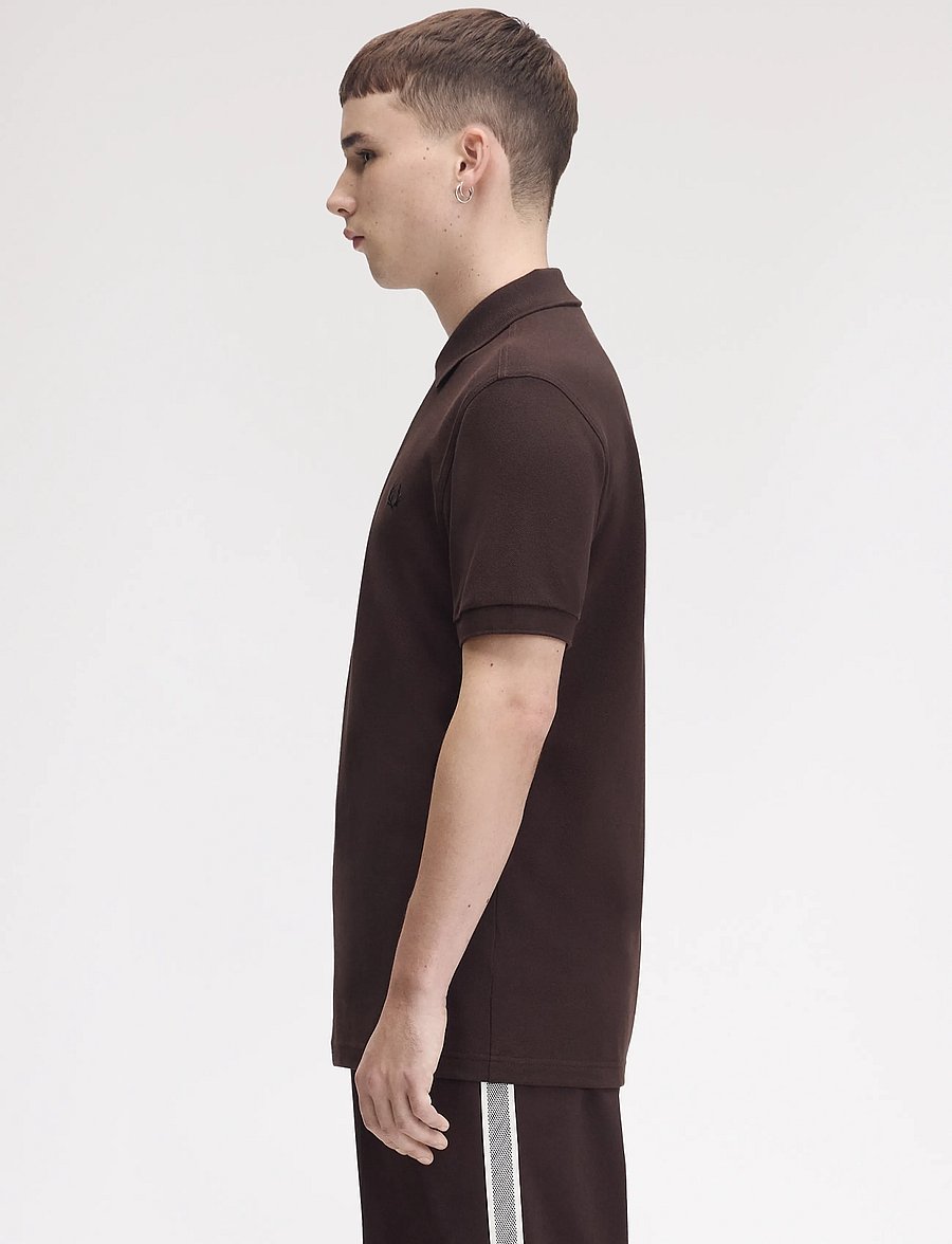 Fred Perry - THE FRED PERRY SHIRT - kurzärmelig - rich brown/black - 3