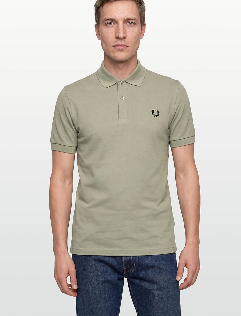 Fred Perry - THE FRED PERRY SHIRT - kortärmade pikéer - seagrass/black - 3