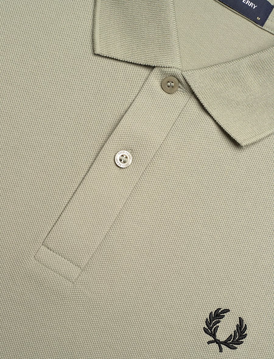 Fred Perry - THE FRED PERRY SHIRT - korte mouwen - seagrass/black - 5
