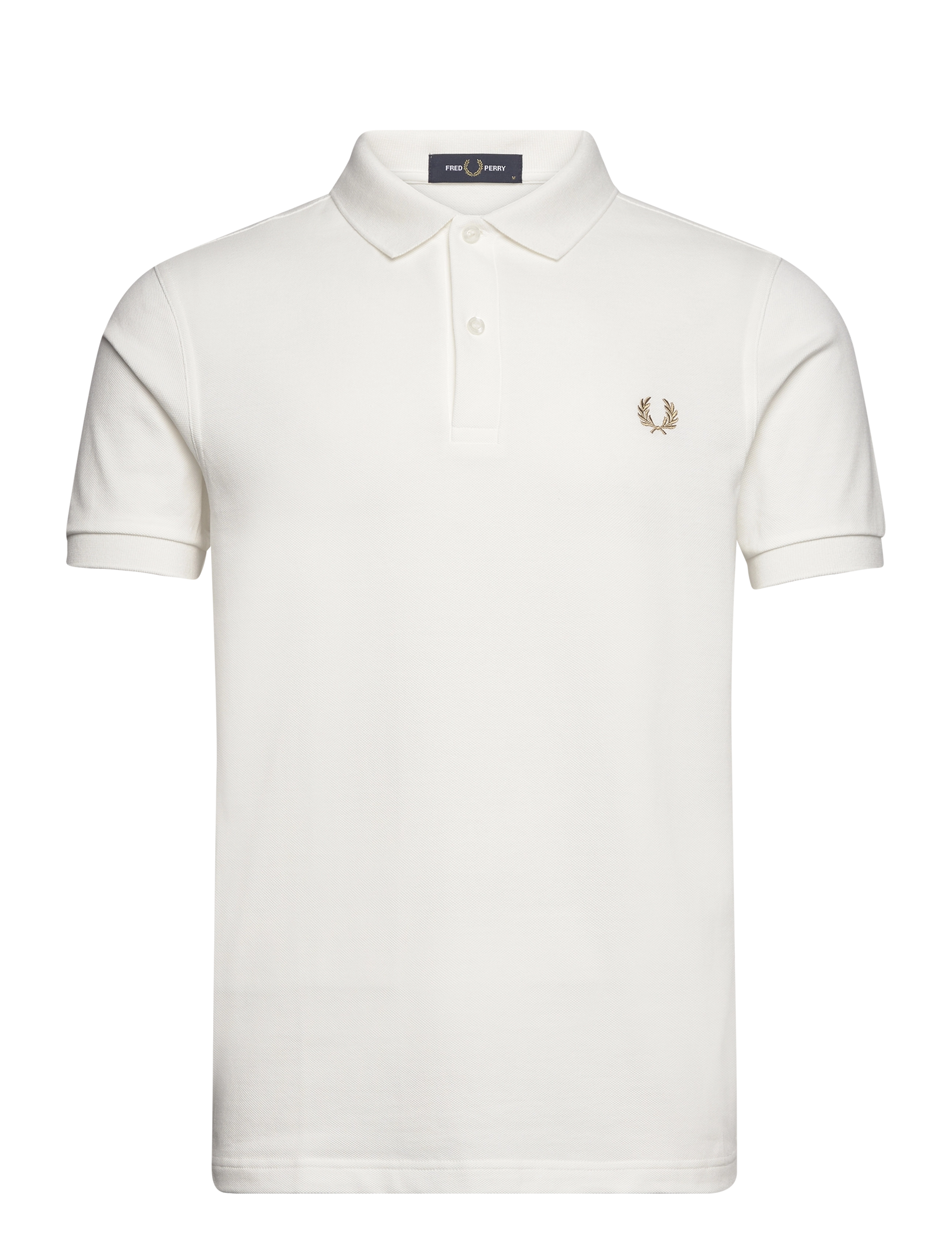 THE FRED PERRY SHIRT - SNW WHT/ WRM STN